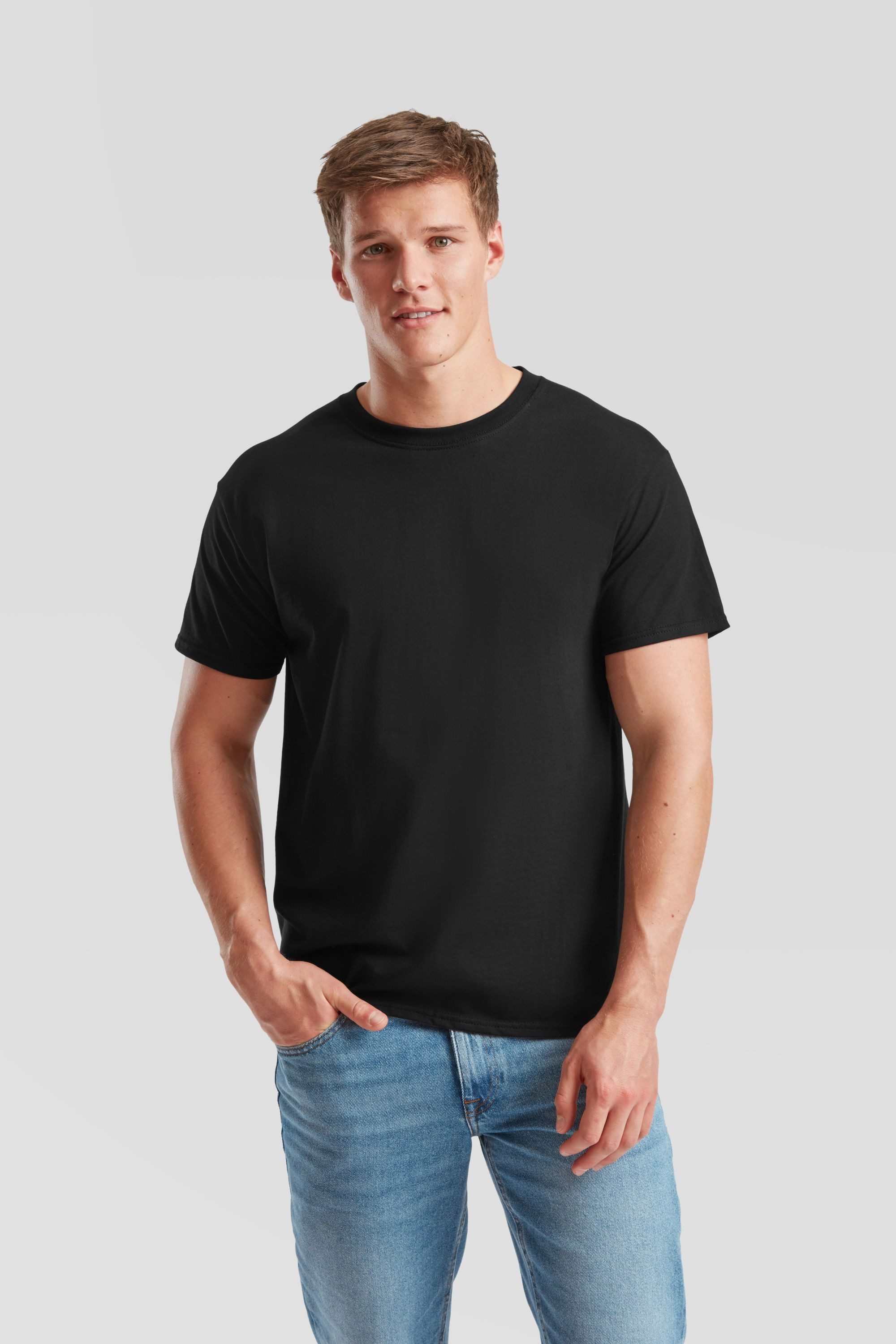 Fruit of the Loom Rundhalsshirt Iconic 195 T-Shirt – Bild 3 von 5