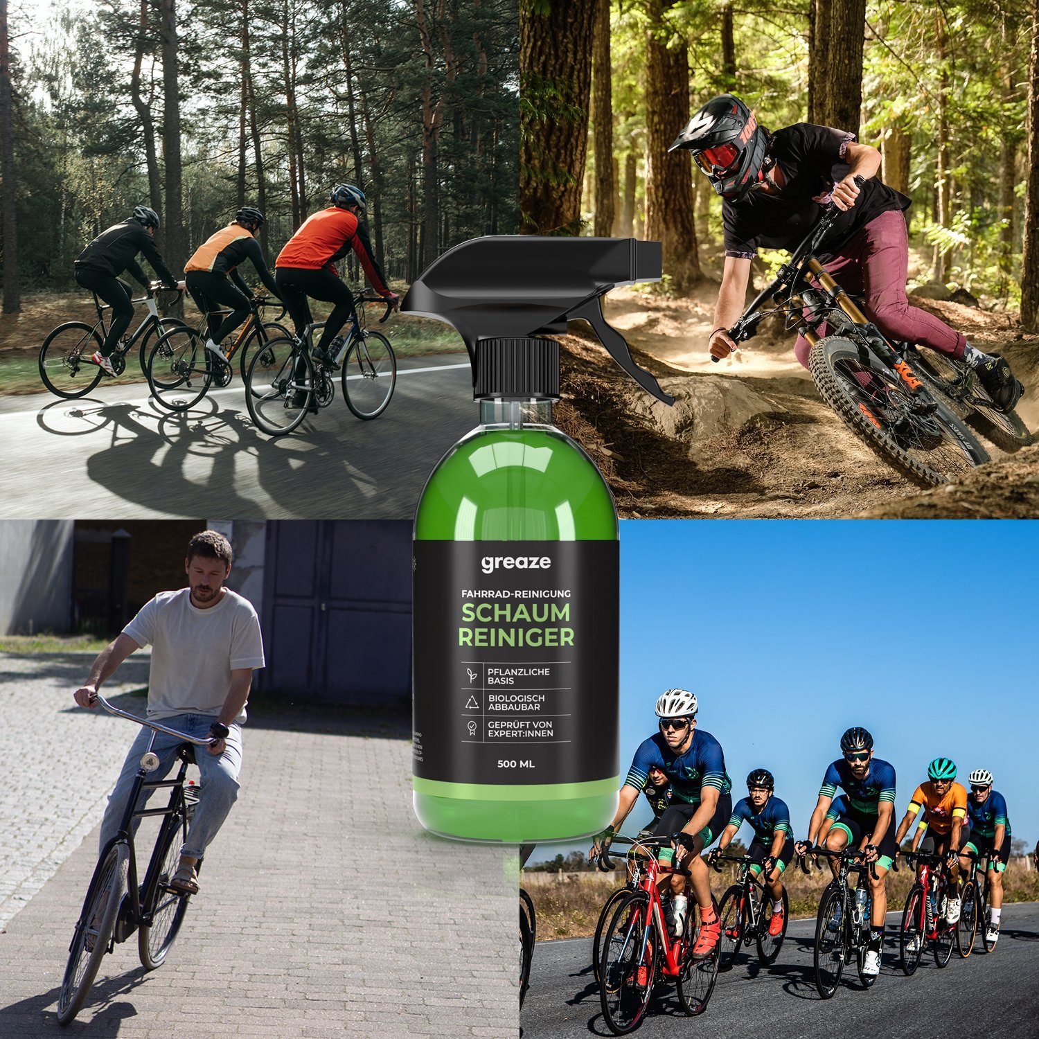 Fahrradketten abbaubar Reiniger greaze Fahrrad Schaumreiniger biologisch Spray