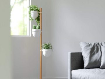 Umbra Blumenständer Floristand, Blumentopfhalter 139cm mit 3 Pflanztöpfen