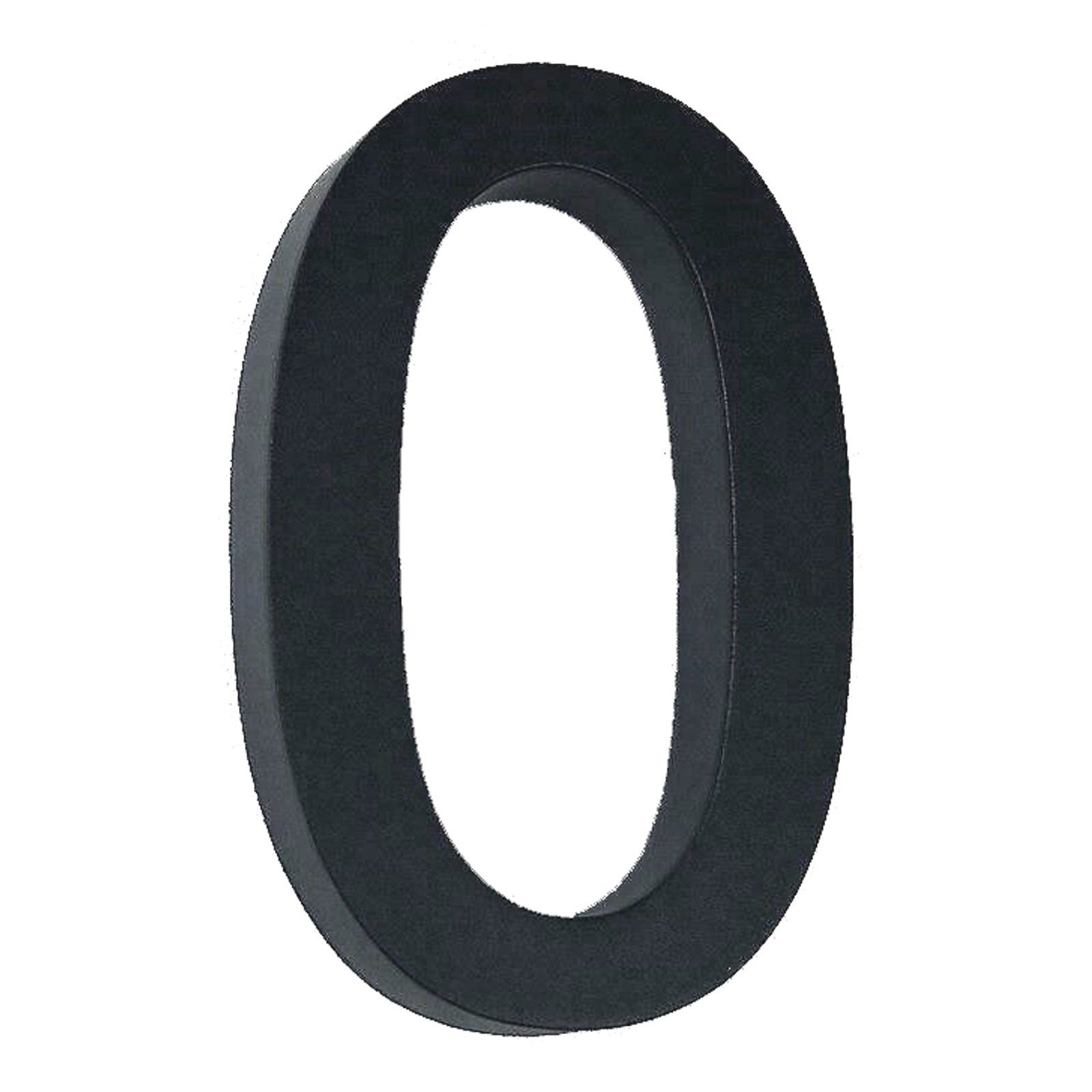 VOSSBACH Hausnummer Edelstahl Hausnummernschild Türnummer Schwarz, 3D Effek günstig online kaufen