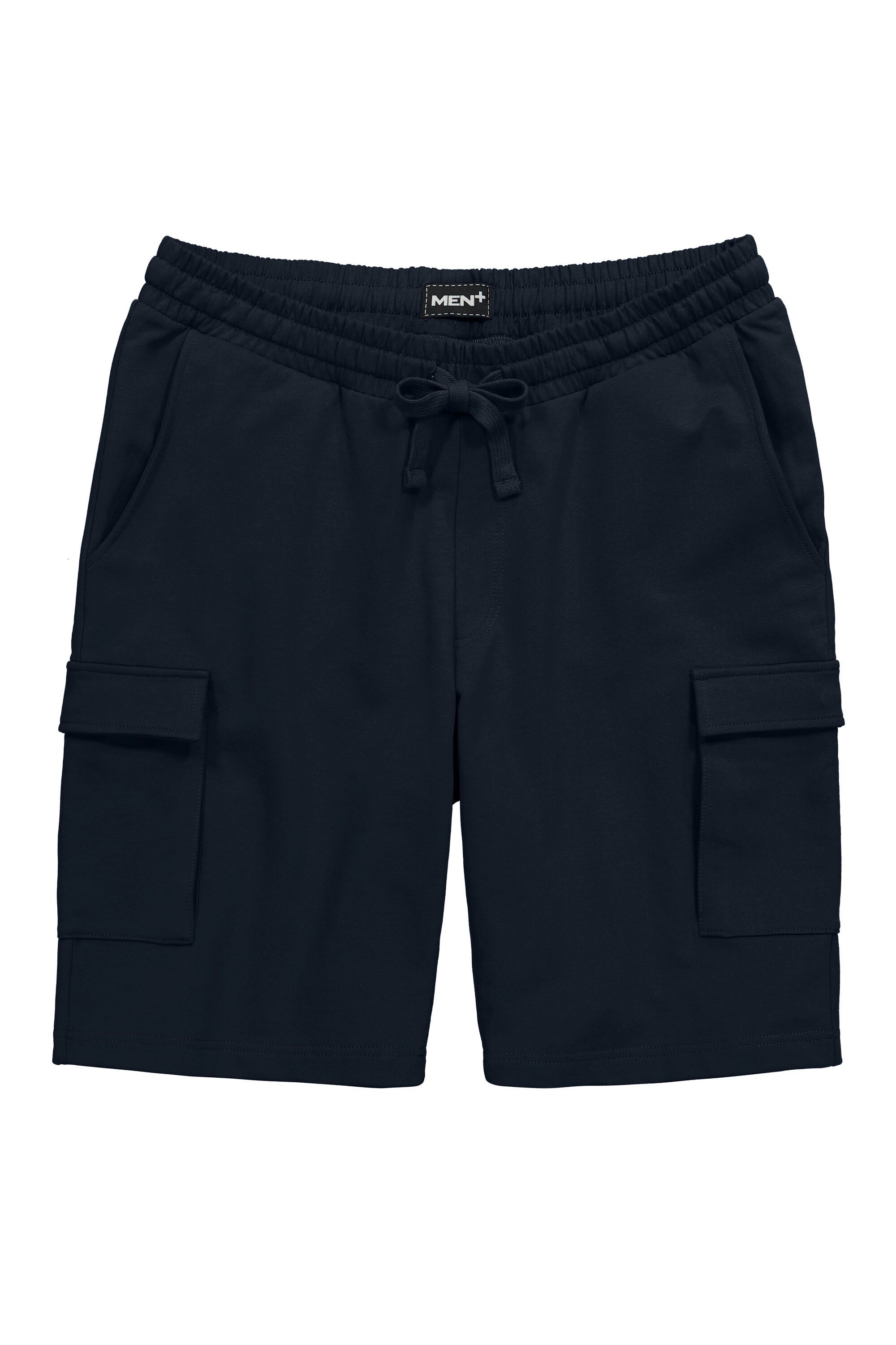 Men Plus Bermudas Cargo-Sweatbermuda Bauchfit Basic Fit Elastikbund günstig online kaufen