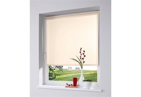 Seitenzugrollo Themse-Uni, my home, Lichtschutz, ohne Bohren, freihängend, günstig online kaufen