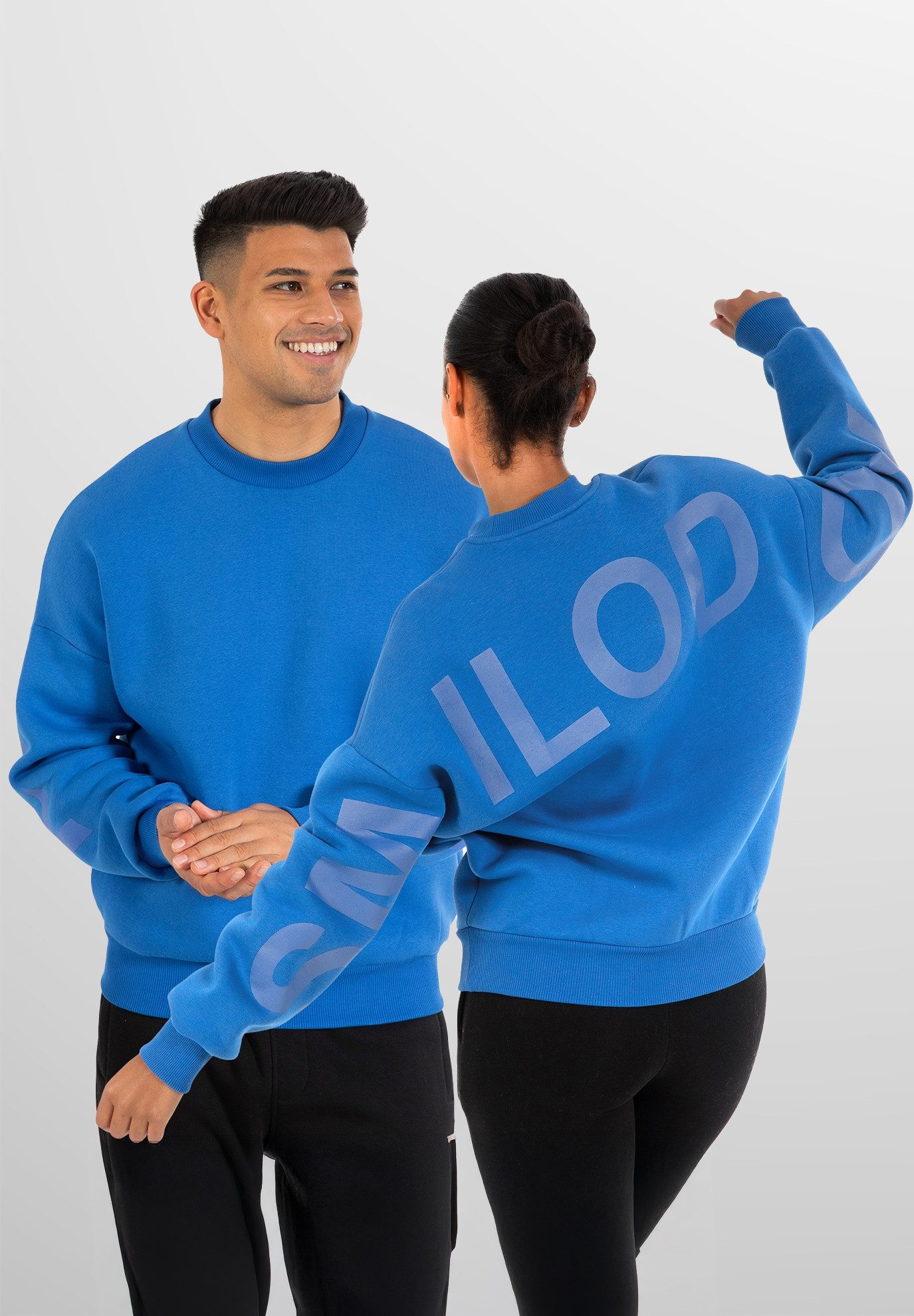 Smilodox Sweatshirt Brail Solid, Oversize Pullover günstig online kaufen