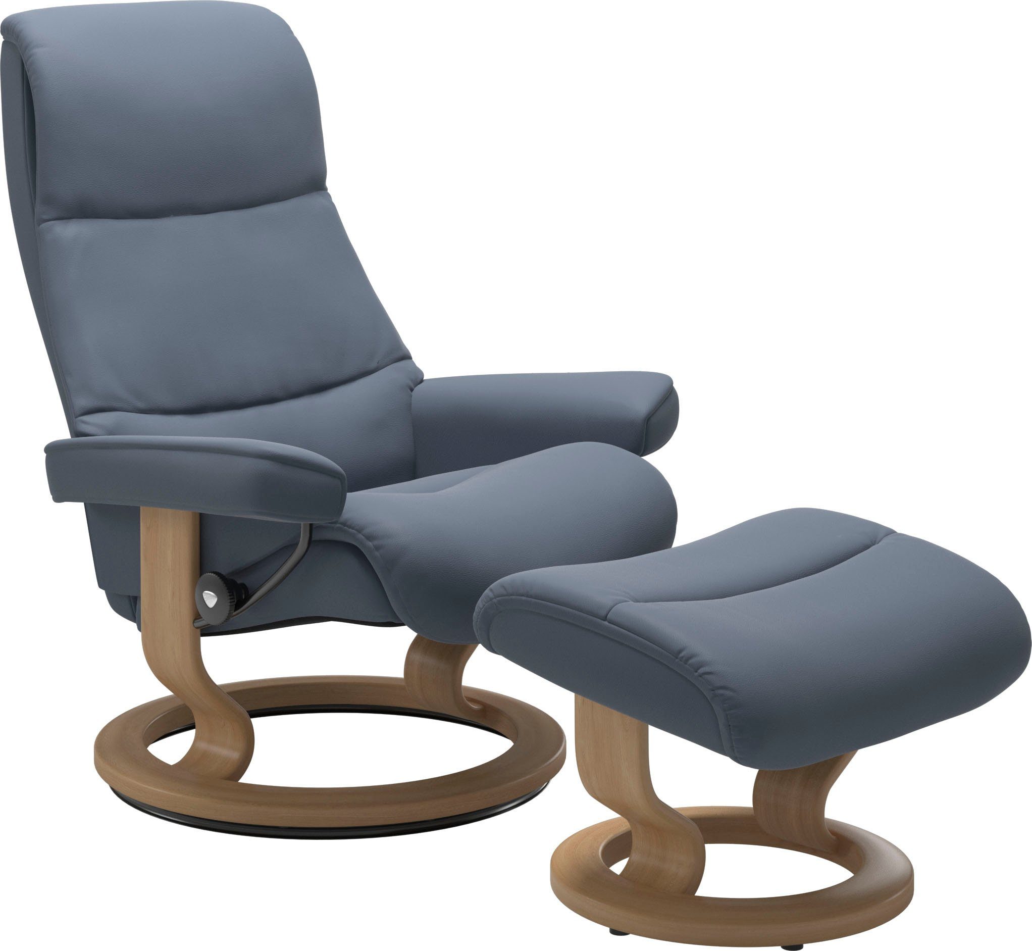 Base, Relaxsessel Classic mit Stressless® Eiche View, Größe S,Gestell