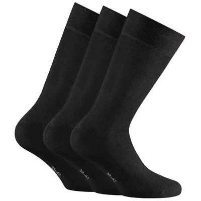 Rohner Socks Kurzsocken Unisex Socken, 3er Pack - Cotton, Kurzsocken