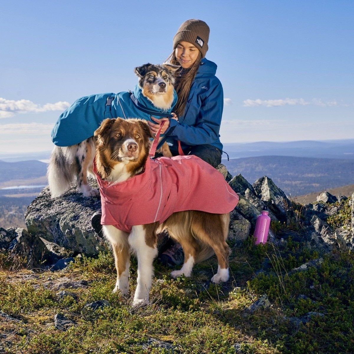 HURTTA Hundemantel Hundemantel Expedition Parka II strawberry (rot)