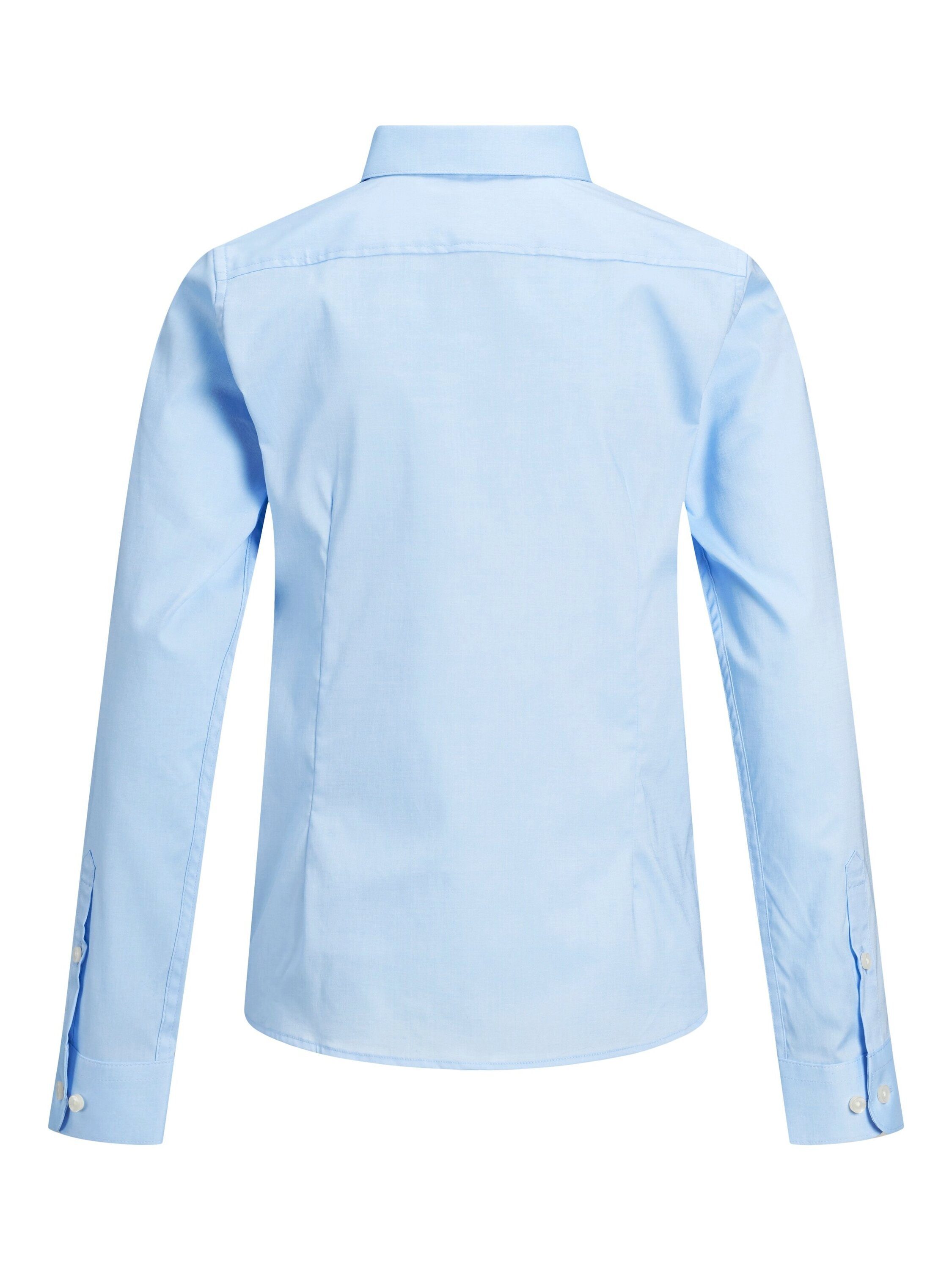 Jack & Jones Langarmhemd cashmere Parma (1-tlg) Junior blue