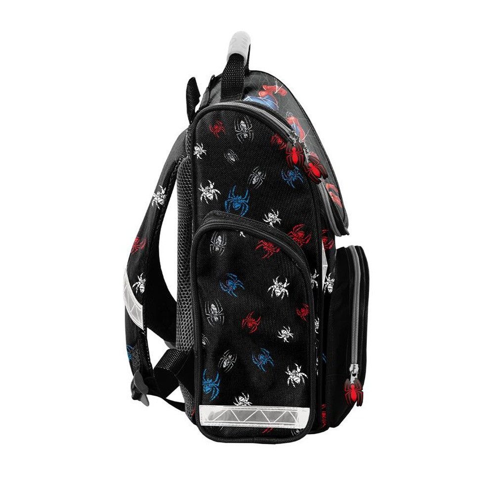 PASO Schulrucksack (Schulset, 10-tlg), Spider-Man Mega Set XXL 10-teilig – Schwarz