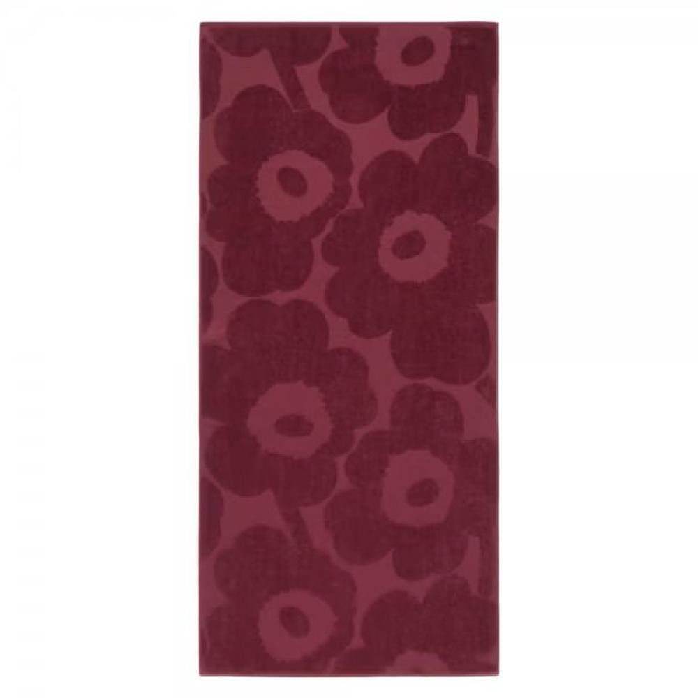 Marimekko Badetücher Badetuch Unikko Burgundy (70x150cm) günstig online kaufen