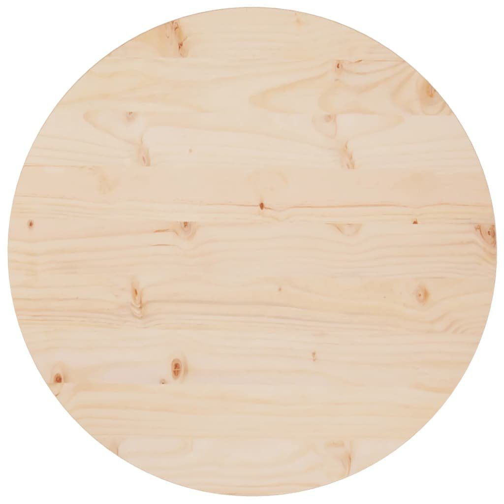 Ø60x2,5 (1 cm St) furnicato Tischplatte Massivholz Kiefer