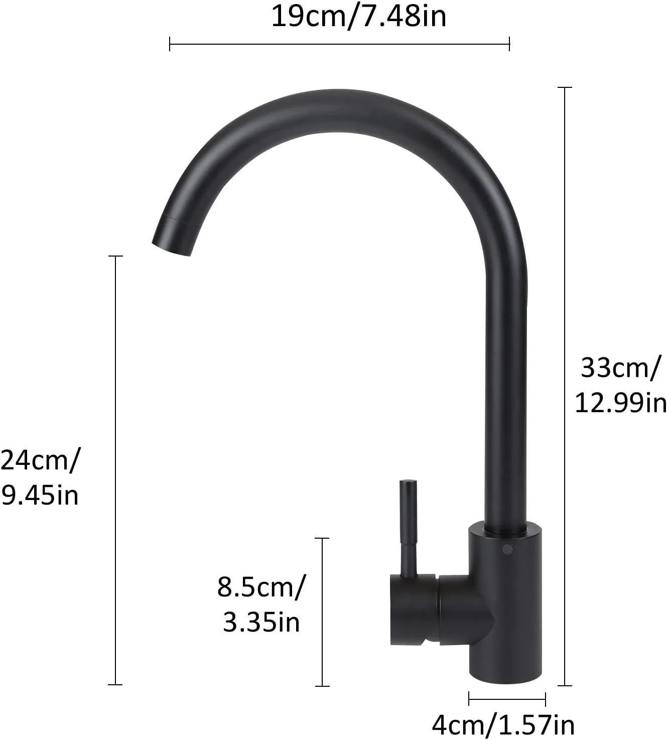Nettlife Küchenarmatur Hochdruck Armatur küche Edelstahl 360°Schwenkbar Spültischarmatur (mischbatterie). Reduzierter Preis € 34,64. Unverbindliche Preisempfehlung € 67,99