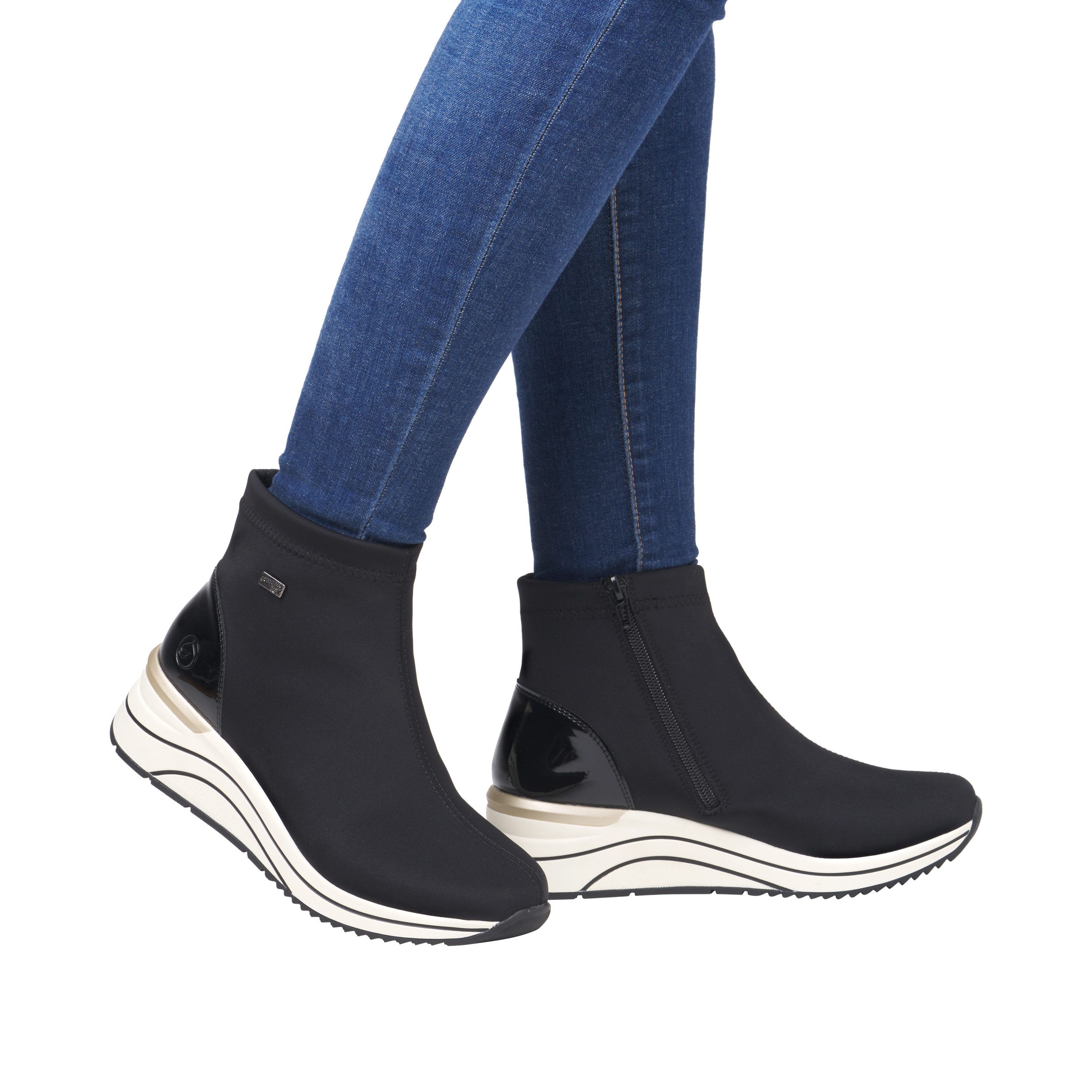 Remonte Keilsneaker Plateauboots, High Top Stiefelette mit wasserabweisender TEX-Membran