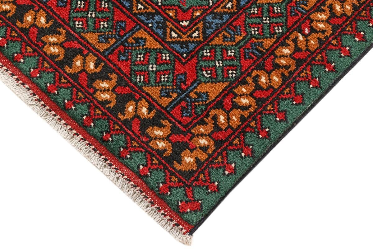 6 Trading, mm Höhe: Afghan 125x187 Orientteppich Akhche rechteckig, Handgeknüpfter Orientteppich, Nain
