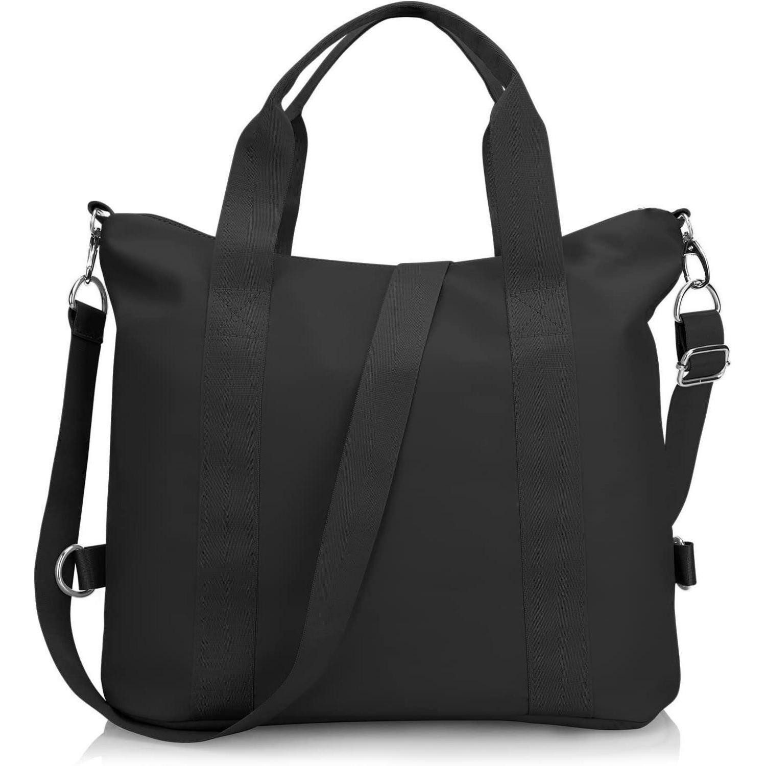 LuxusKollektion Handtasche Große Damen Handtasche Wasserdicht Nylon Umhängetasche Schwarz