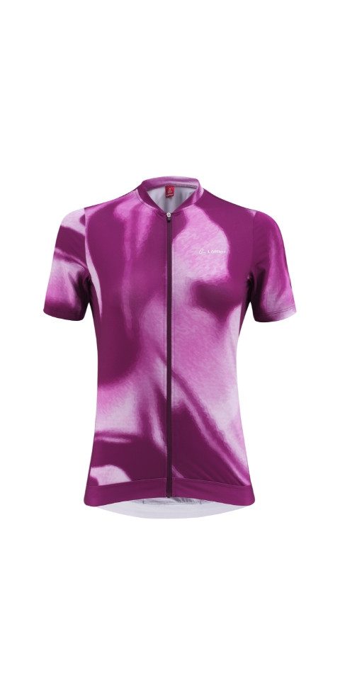 Löffler Radtrikot W BIKE JERSEY FZ PSY MID BORDEAUX