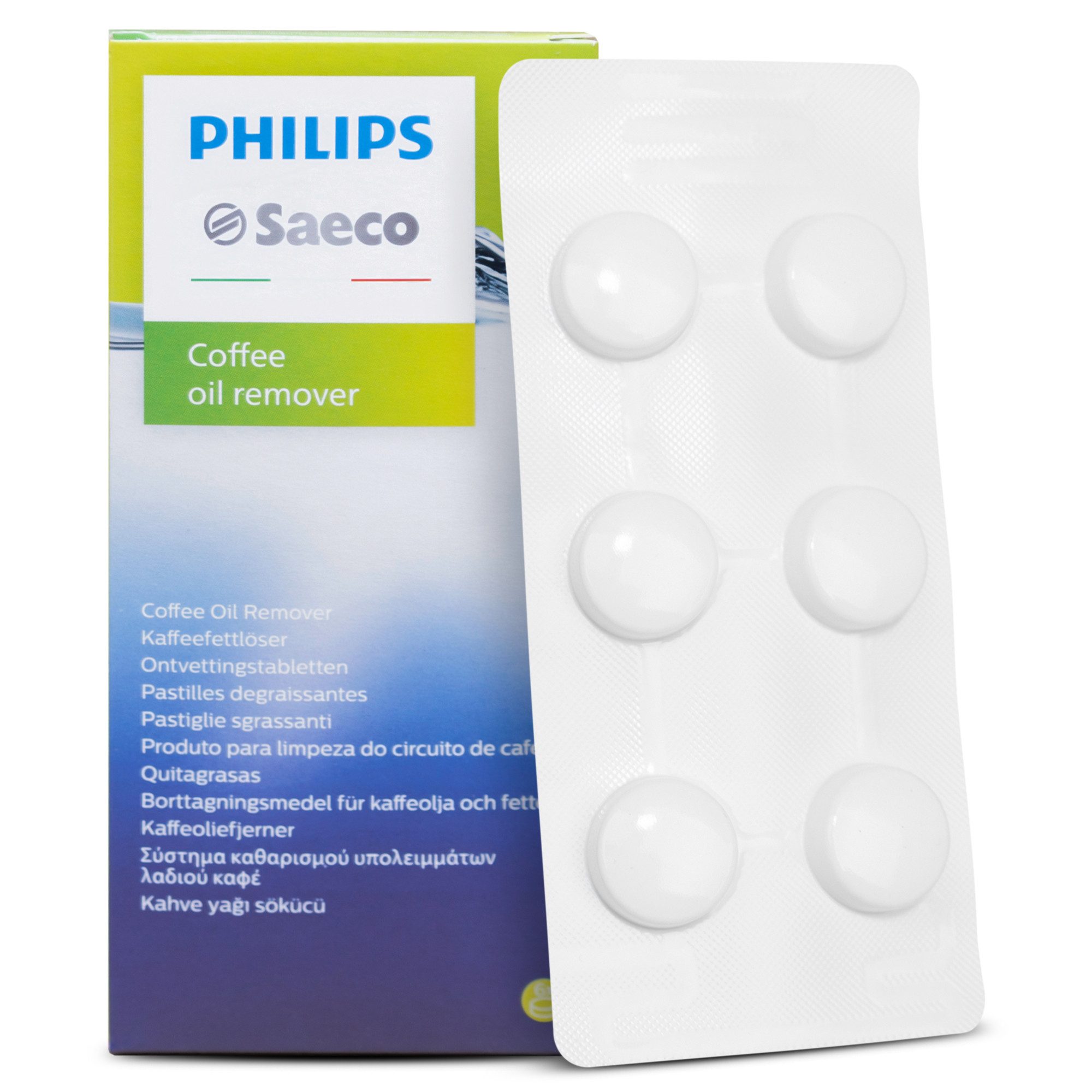 Philips Kaffeefettlöser CA6704/10 Kaffeefettlöser (6-St. Reinigungstabletten für Kaffeemaschine Espressomaschine)