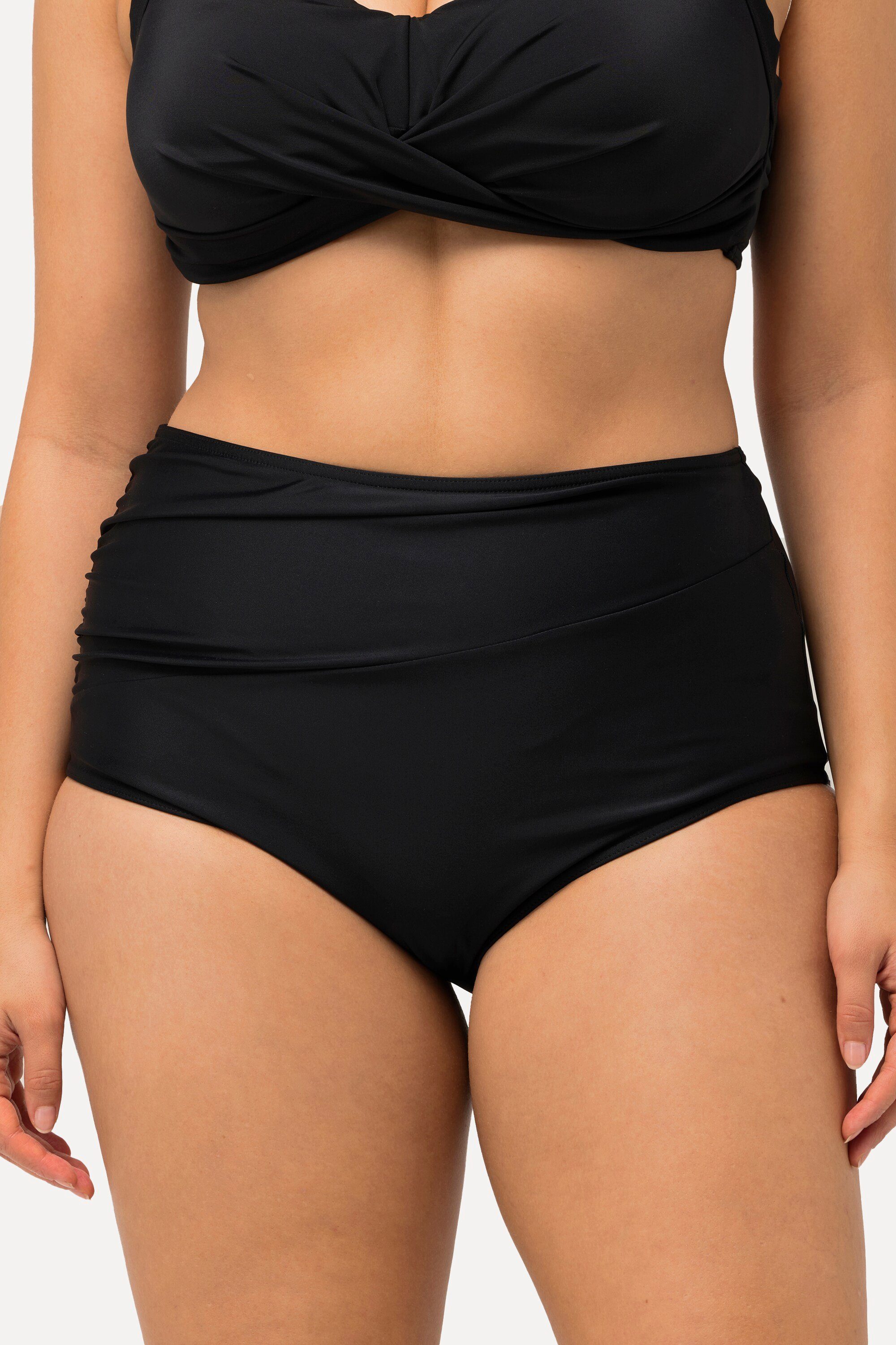 Ulla Popken Bügel-BH Bikini-Hose Drapierung High Waist günstig online kaufen