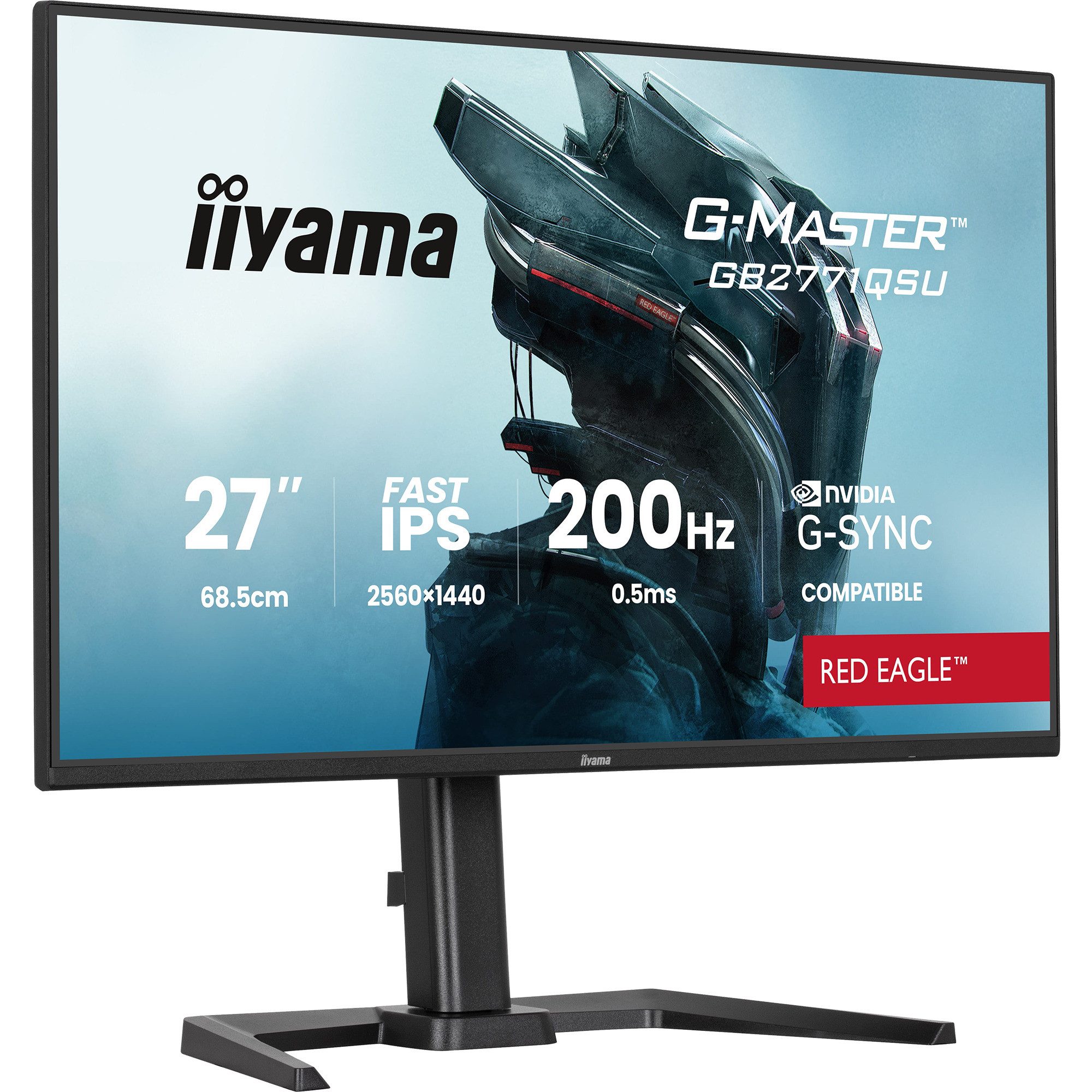 Iiyama iiyama G-Master GB2771QSU-B1 Red Eagle, TFT-Monitor (2560 x 1440 px)