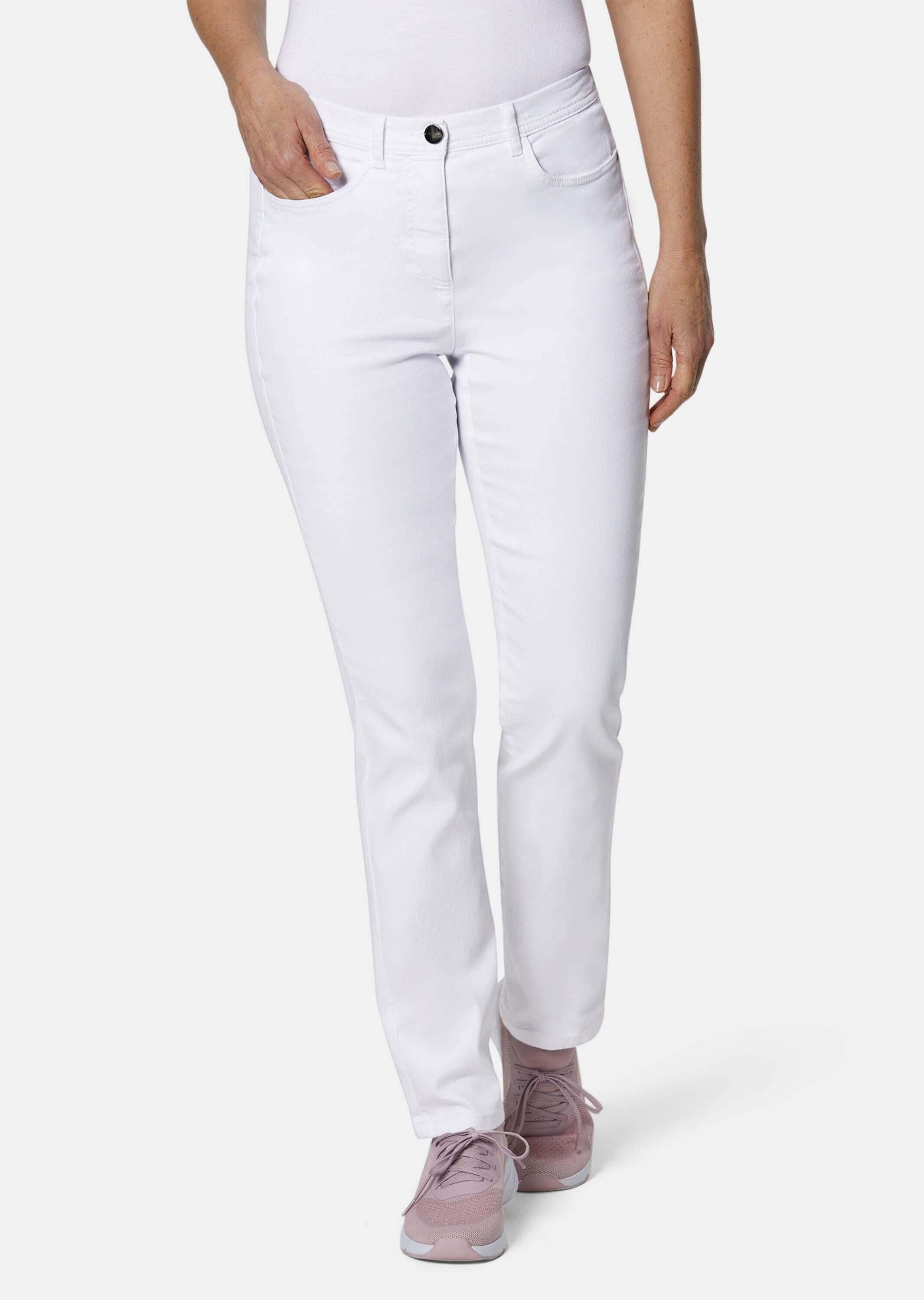 GOLDNER Bequeme Jeans Kurzgröße: Bequeme High-Stretch-Jeanshose günstig online kaufen