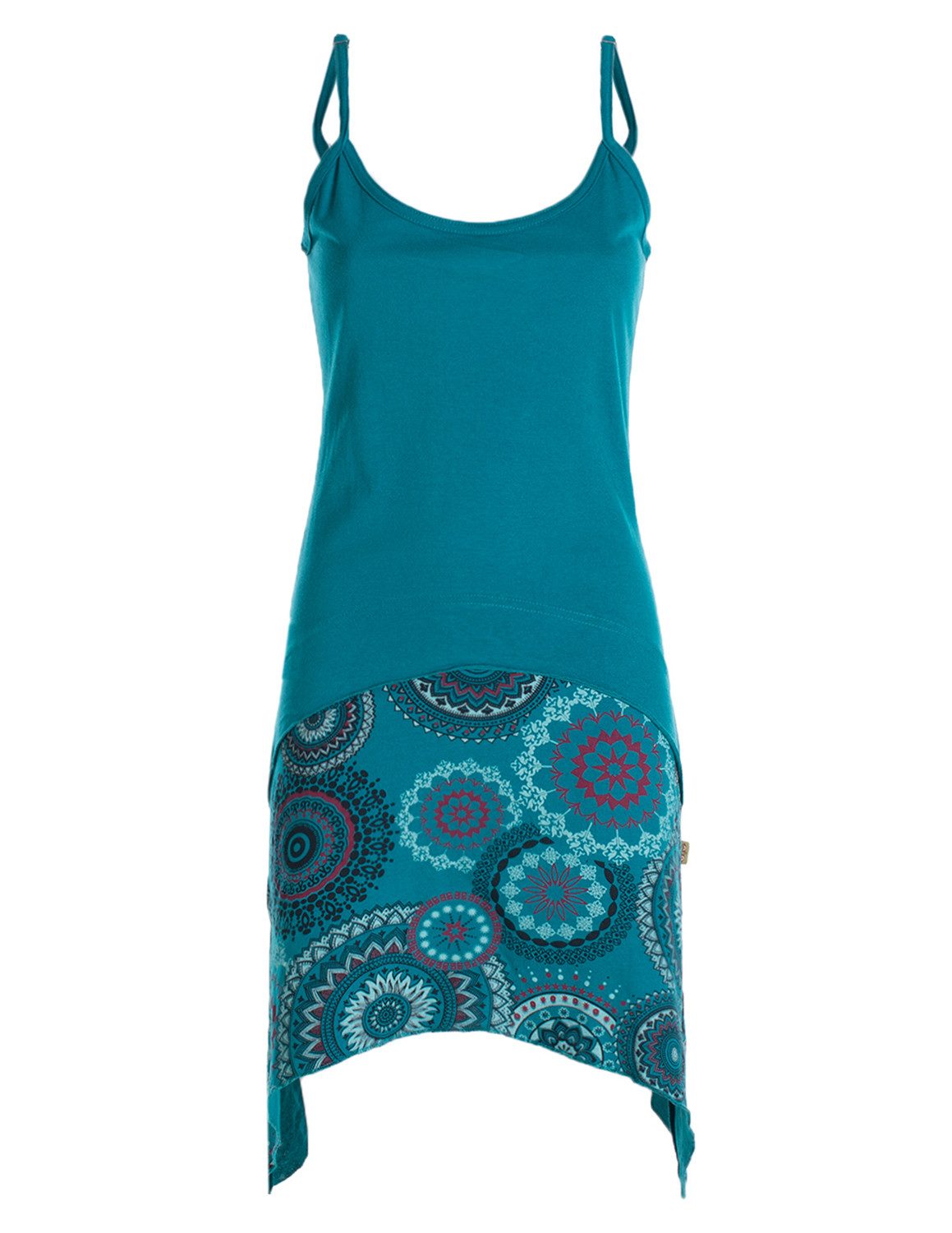 Sommerkleid Asymmetrisches Damen Sommerkleid aus Baumwolle im Lagenlook