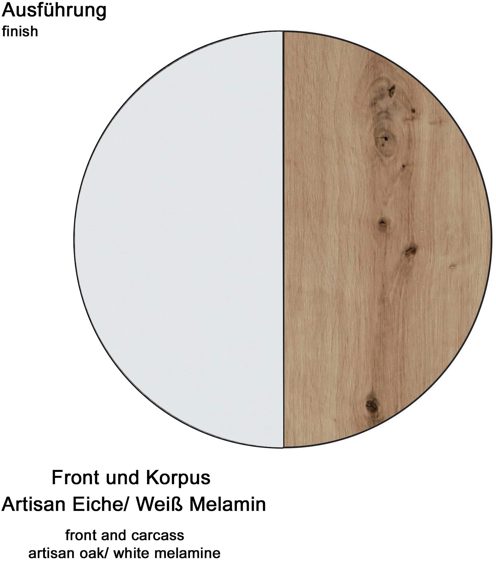 Home affaire Couchtisch Ulm, Couchtisch mit Schublade & offenem Fach - (B/T/H) 70/70/46 cm