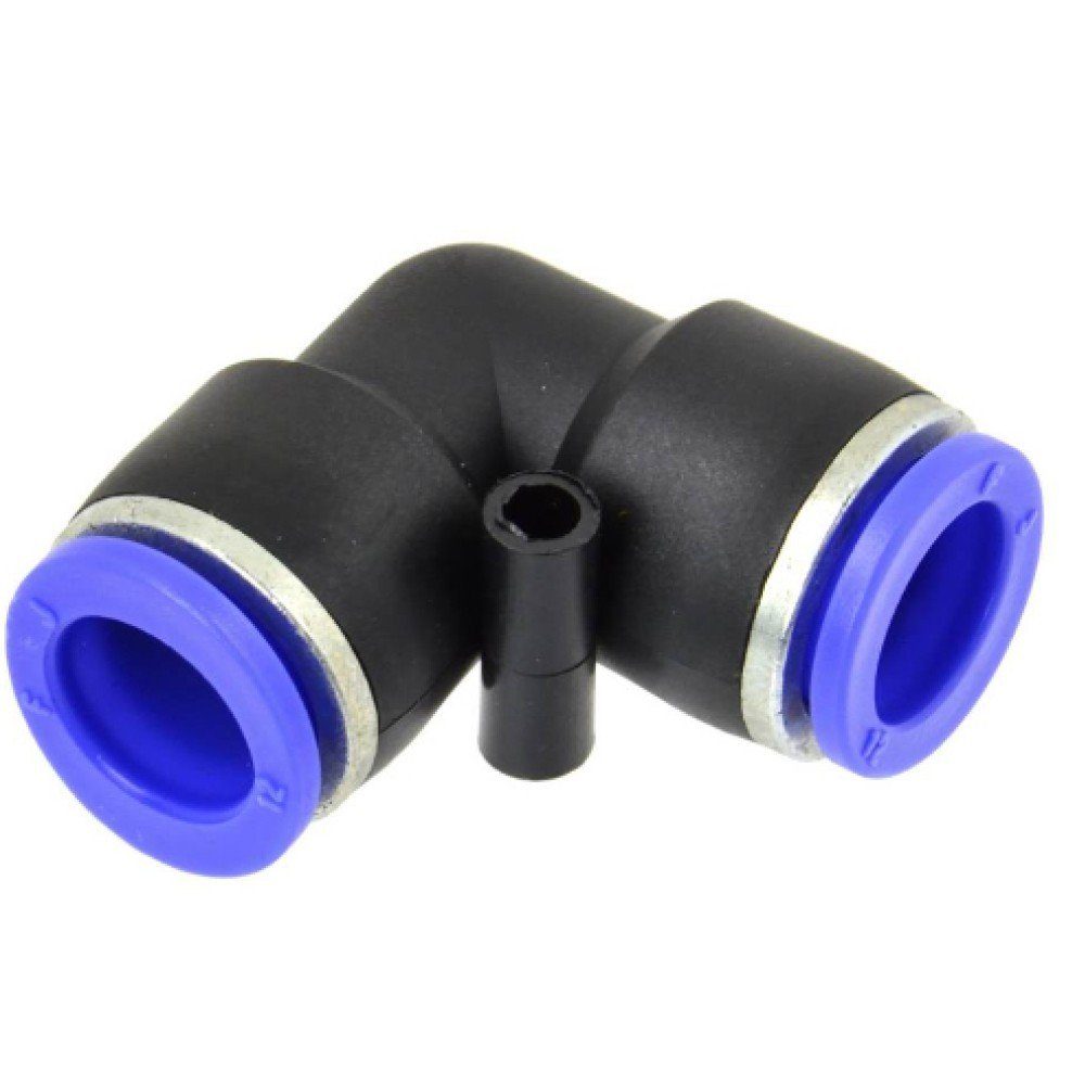 Druckluftgeräte-Set Schlauchverbinder PU/PE Druckluftverbinder L-Stück 12 mm, 1-tlg.
