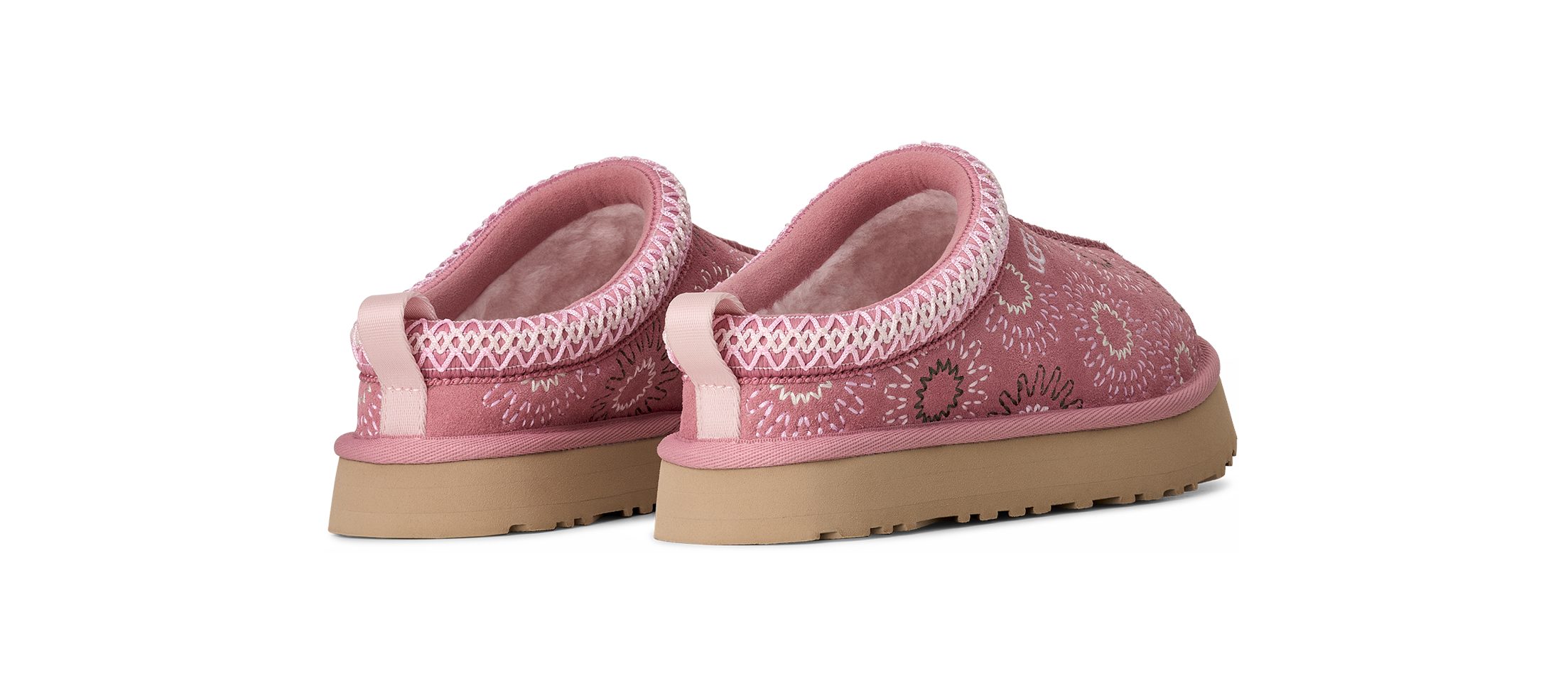 UGG TAZZ SUN STITCH Clog Schlupfschuh, Mule mit trendiger Stickerei