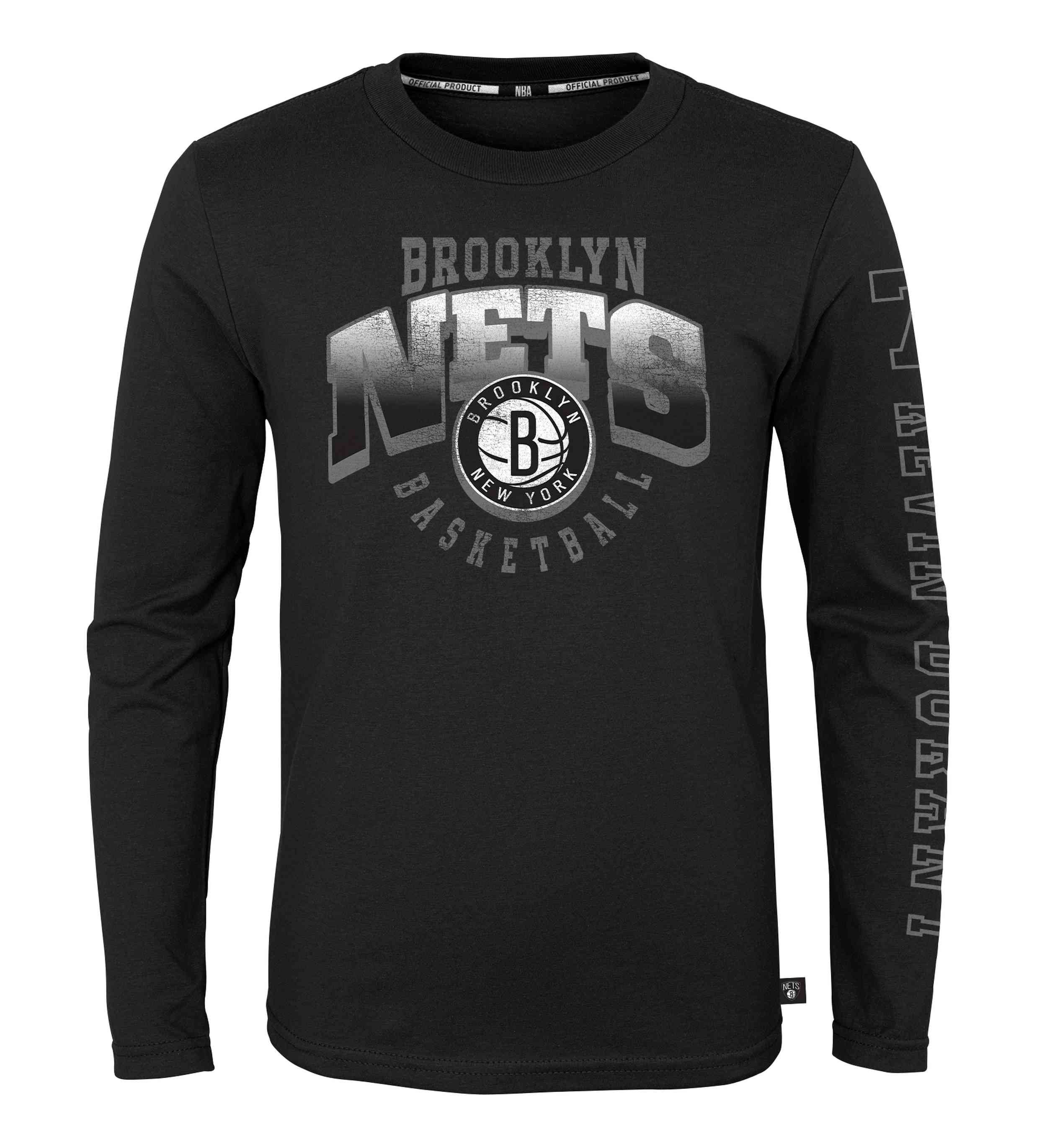 Outerstuff Longsleeve NBA Brooklyn Nets Graphic Team Kevin Durant