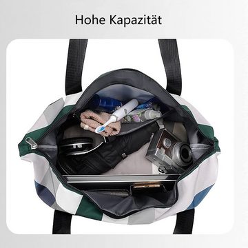 GelldG Schultertasche Faltbare Reisetasche Große Weekender Bag Handgepäck Tasche