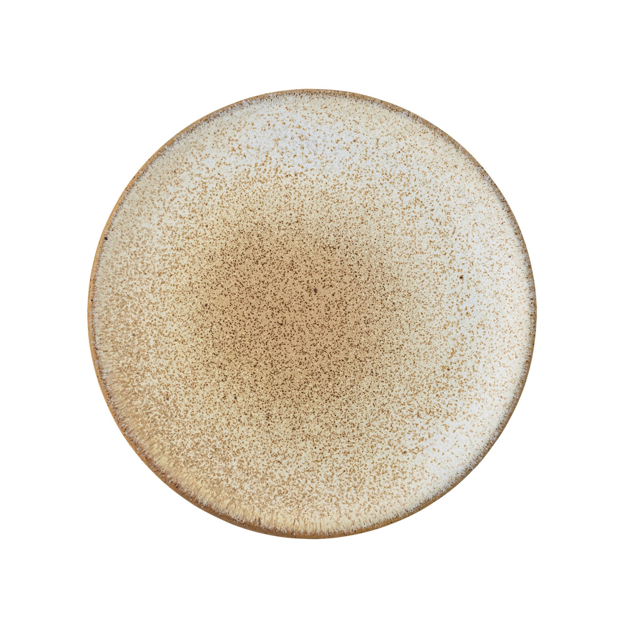 Bloomingville Teller Bloomingville Paula Teller, Natur, Steingut Ø 20 cm