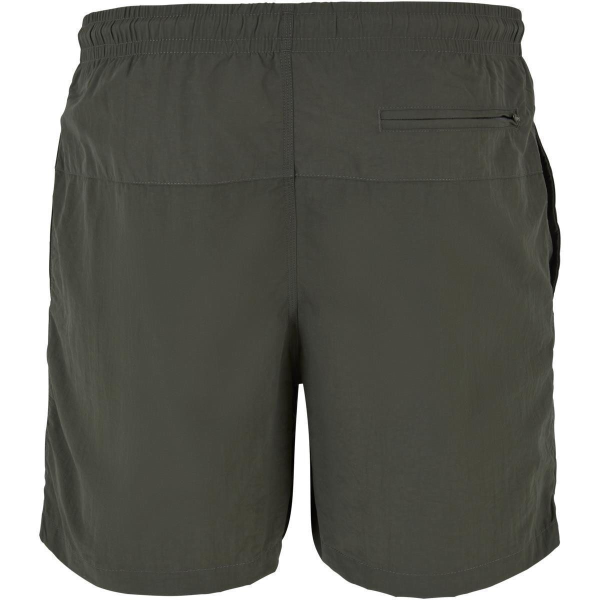 URBAN CLASSICS Badeshorts Urban Classics Block Swim Shorts olive/olive L (B günstig online kaufen