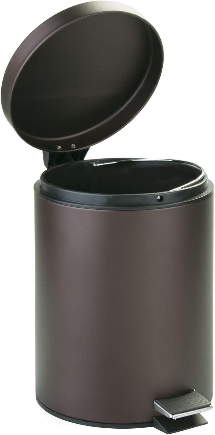 mDesign Badaccessoire-Set mDesign Tretmülleimer Abfalleimer Mülleimer Deckel Inneneimer 5L Met