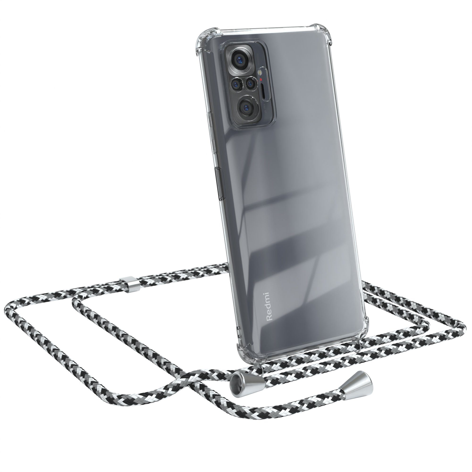 Handykette Hülle mit Kette für Xiaomi Redmi Note 10 Pro