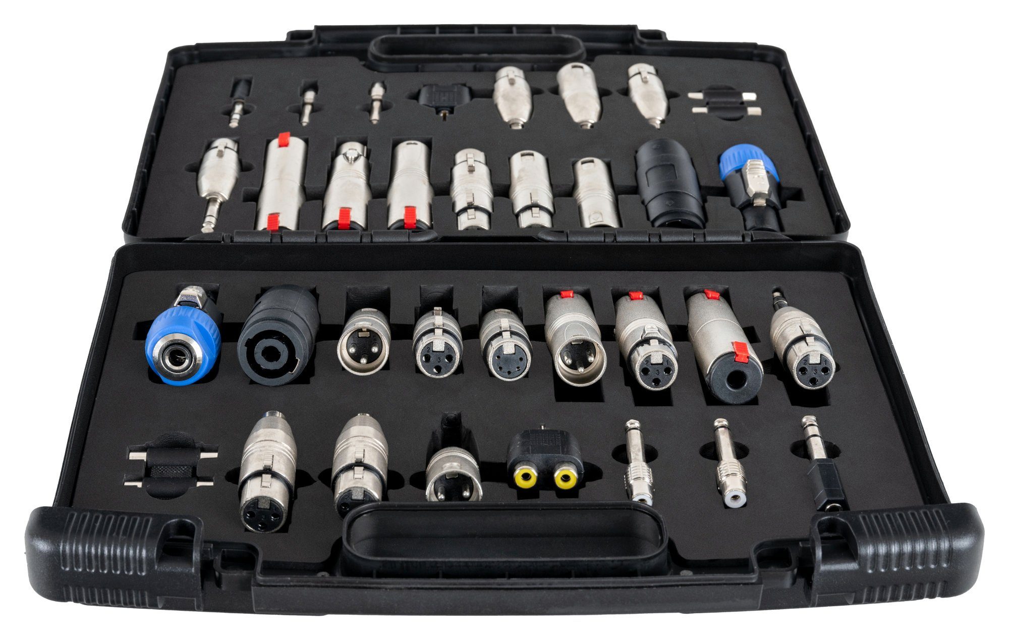 Pronomic ADC-34 - 34 Adapter Steckerset in einem Case - Komplett Audio-Adapter, Fertig verdrahtet und einsatzbereit
