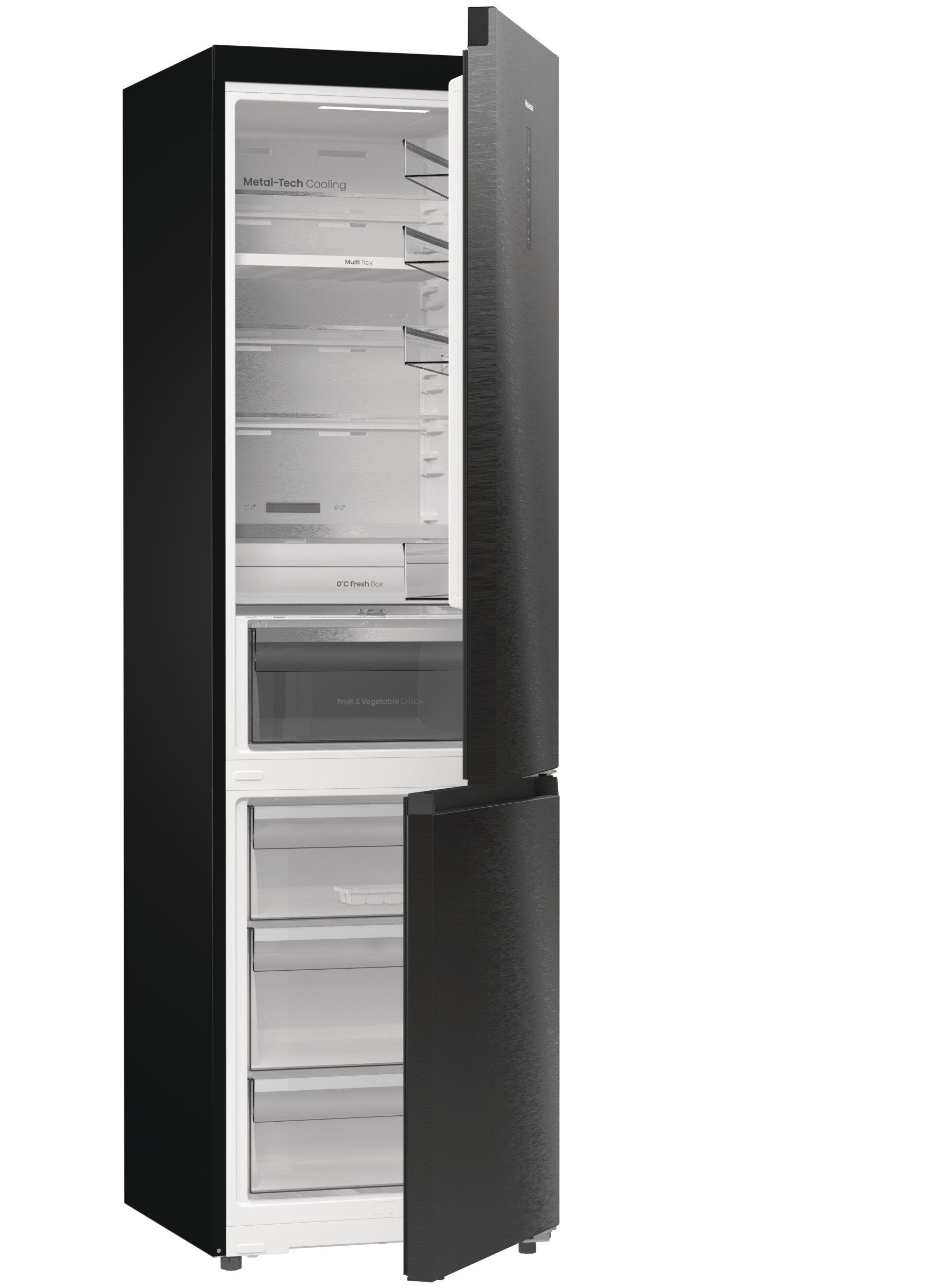 Hisense Kühl-/Gefrierkombination RB5P410SAFC, 203 cm hoch, 59,5 cm breit, BigVolume - 413 Liter Volumen