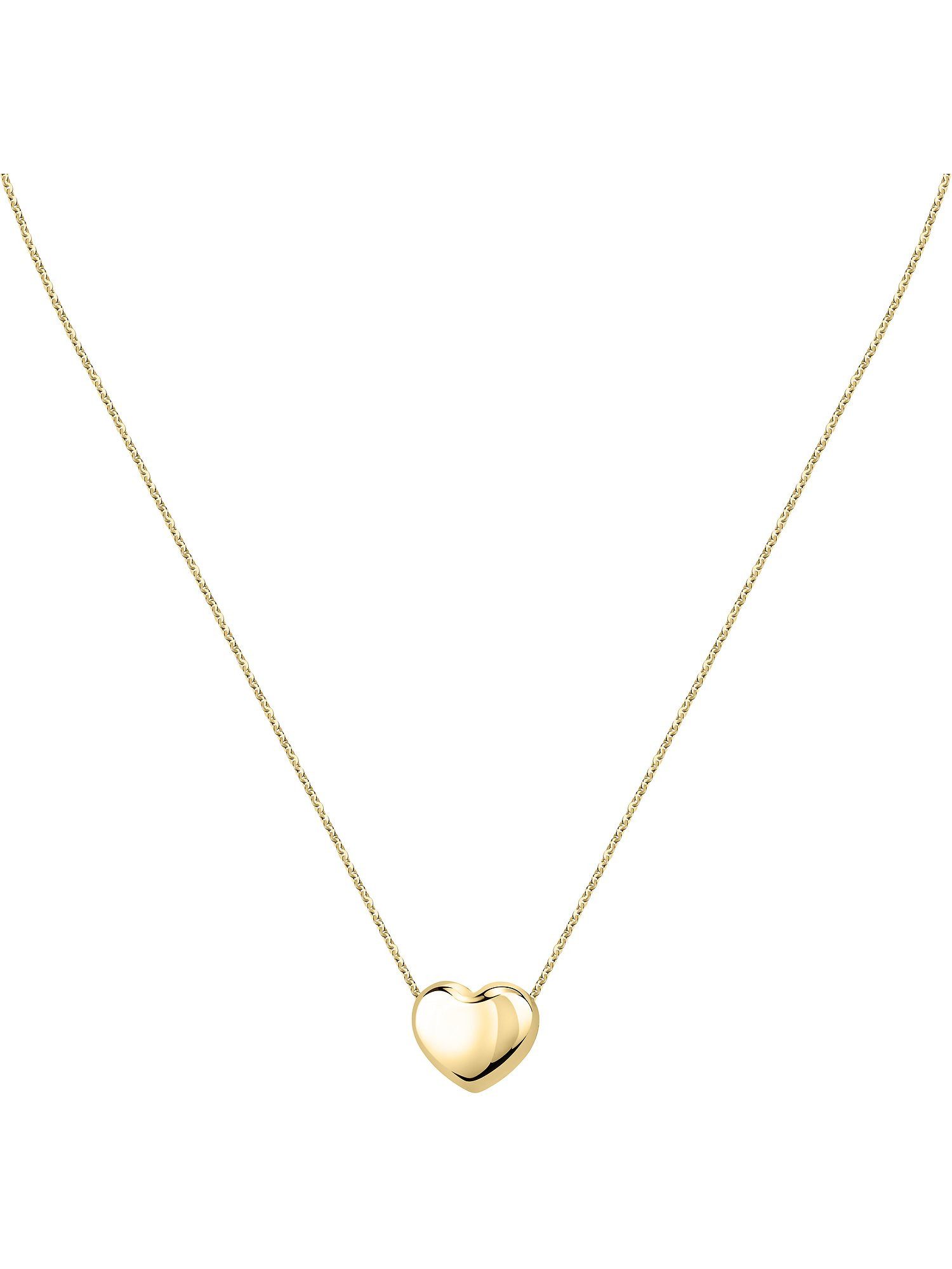 CHRIST Goldkette CHRIST Damen-Kette 585er Gelbgold Herz