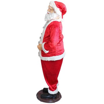lux.pro Weihnachtsmann, Karaoke Nikolaus Singend Tanzend 150 cm