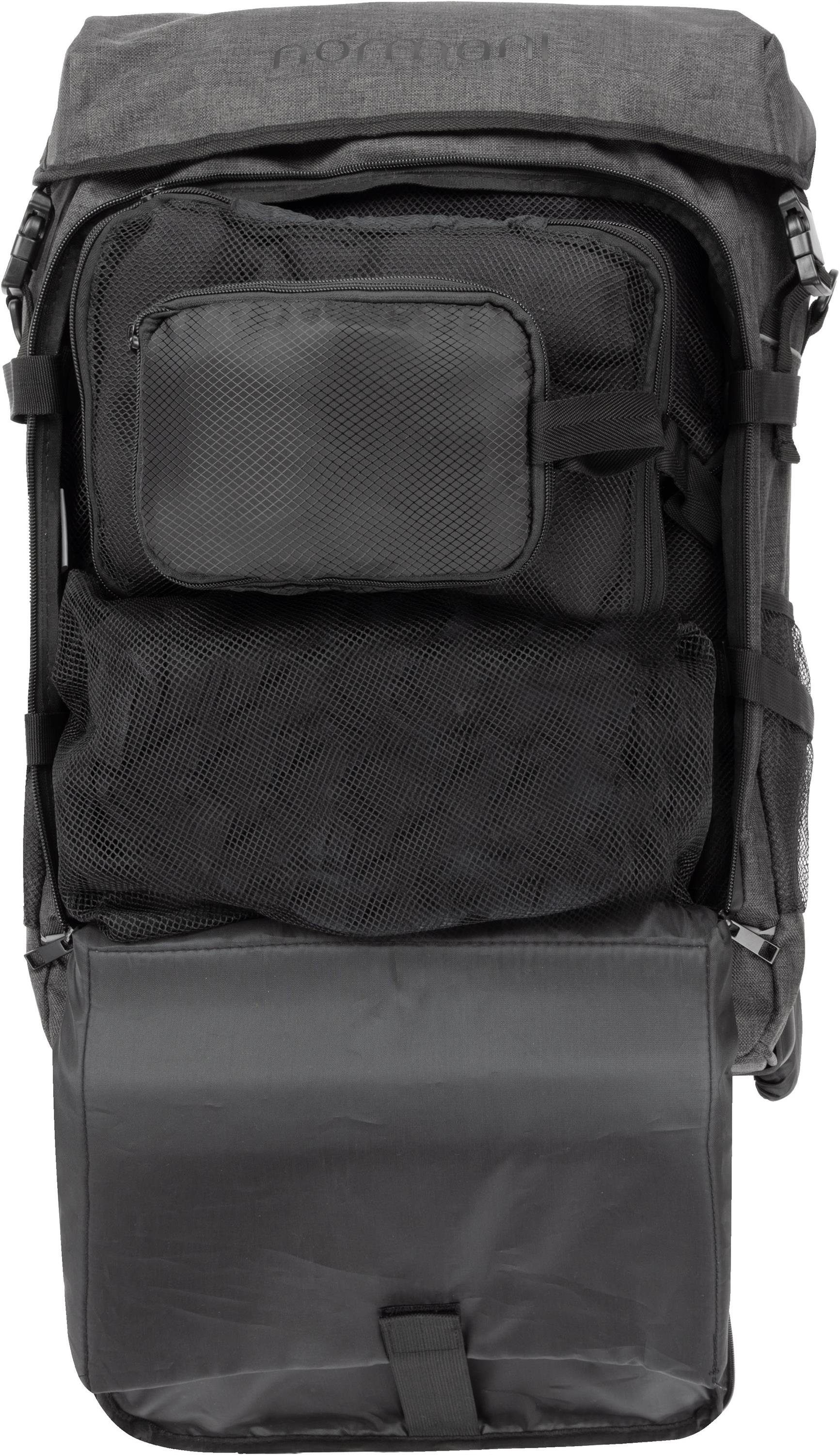 normani Handgepäck Kleidertaschen, mit Rollen 37 mit Liter Rucksack-Trolley Volumen Boardgepäck Reisetasche
