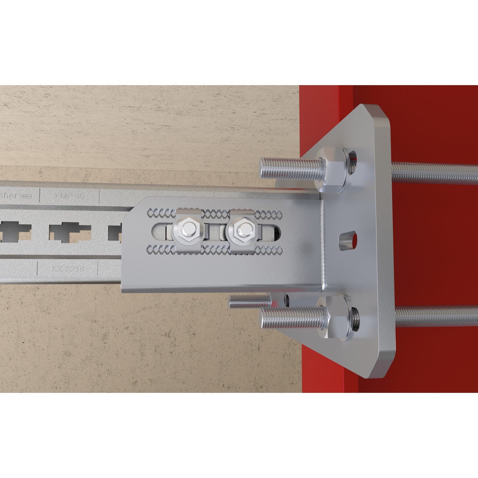Fischer Sortimentskasten Fischer Sattelflansch FMSF 90L - 547823
