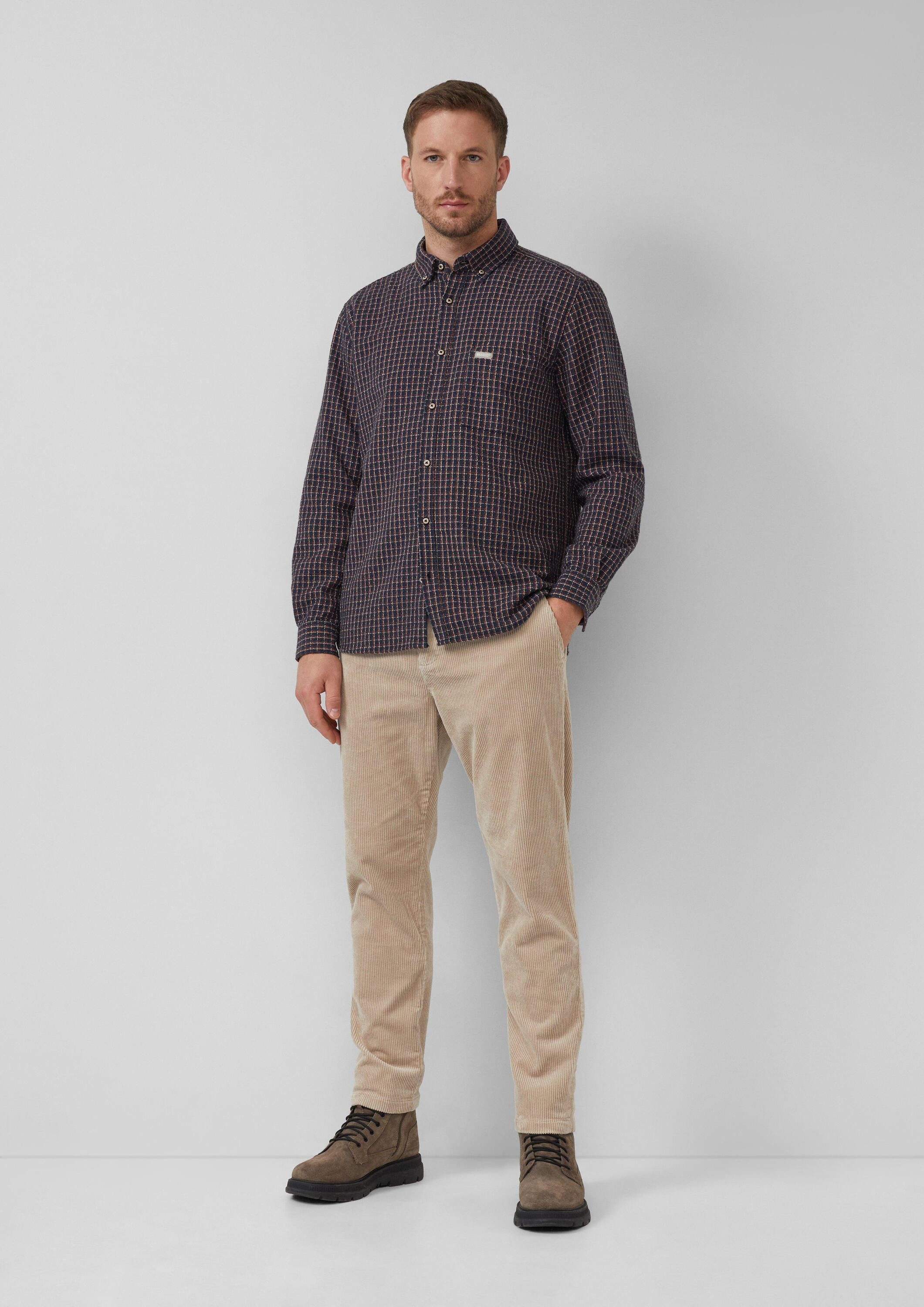 s.Oliver Chinos Hose DETROIT Detroit: Cordhose im Relaxed Fit mit Elastikbund