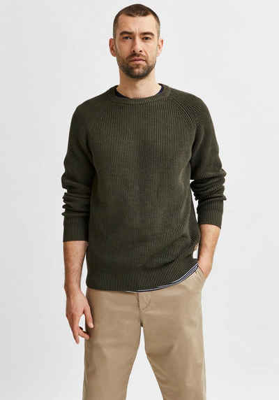 SELECTED HOMME Rundhalspullover »IRVEN KNIT CREW«