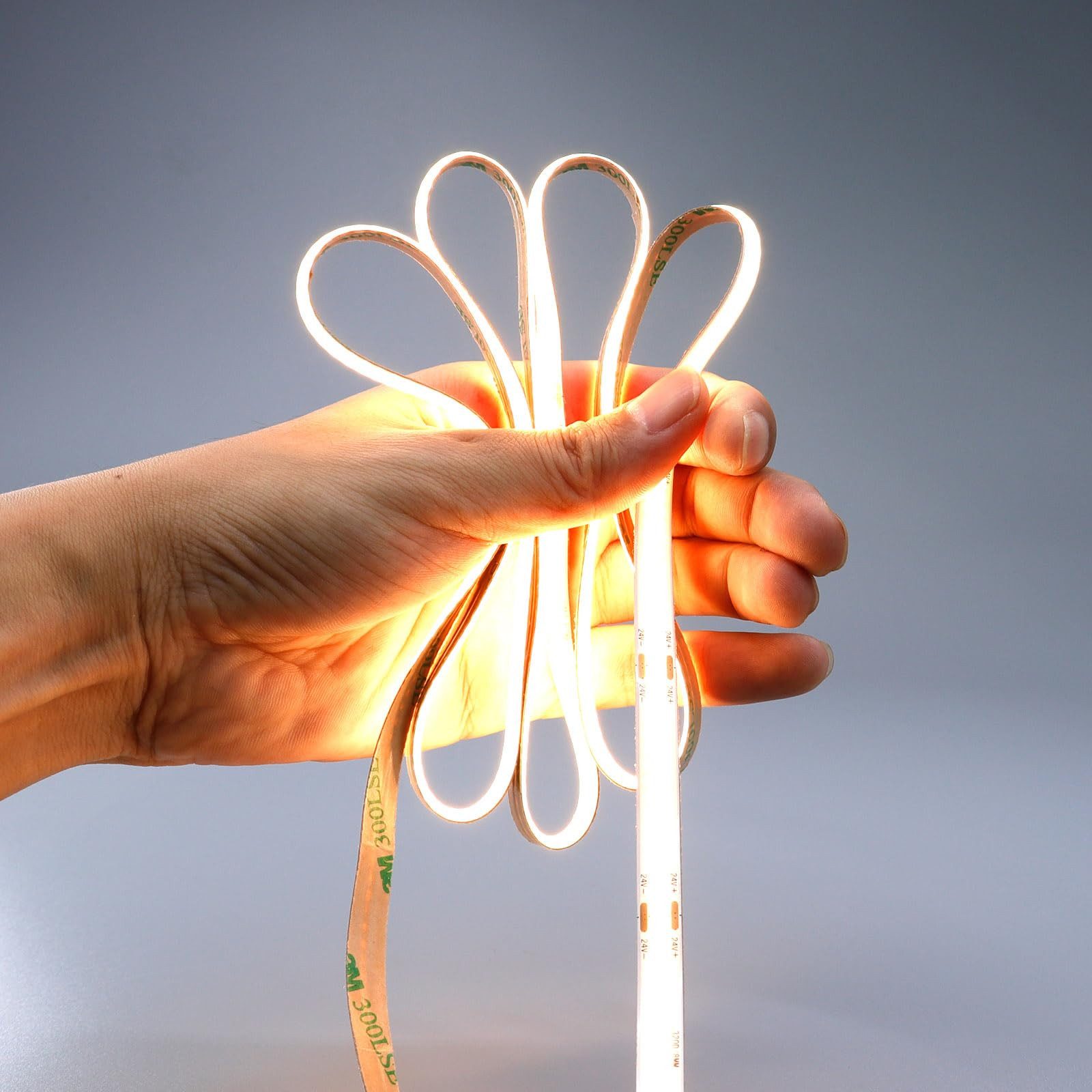 Qualra LED Stripe 3000-6000K 5M COB LED Strip CRI 93 LED Streifen Licht Fle günstig online kaufen