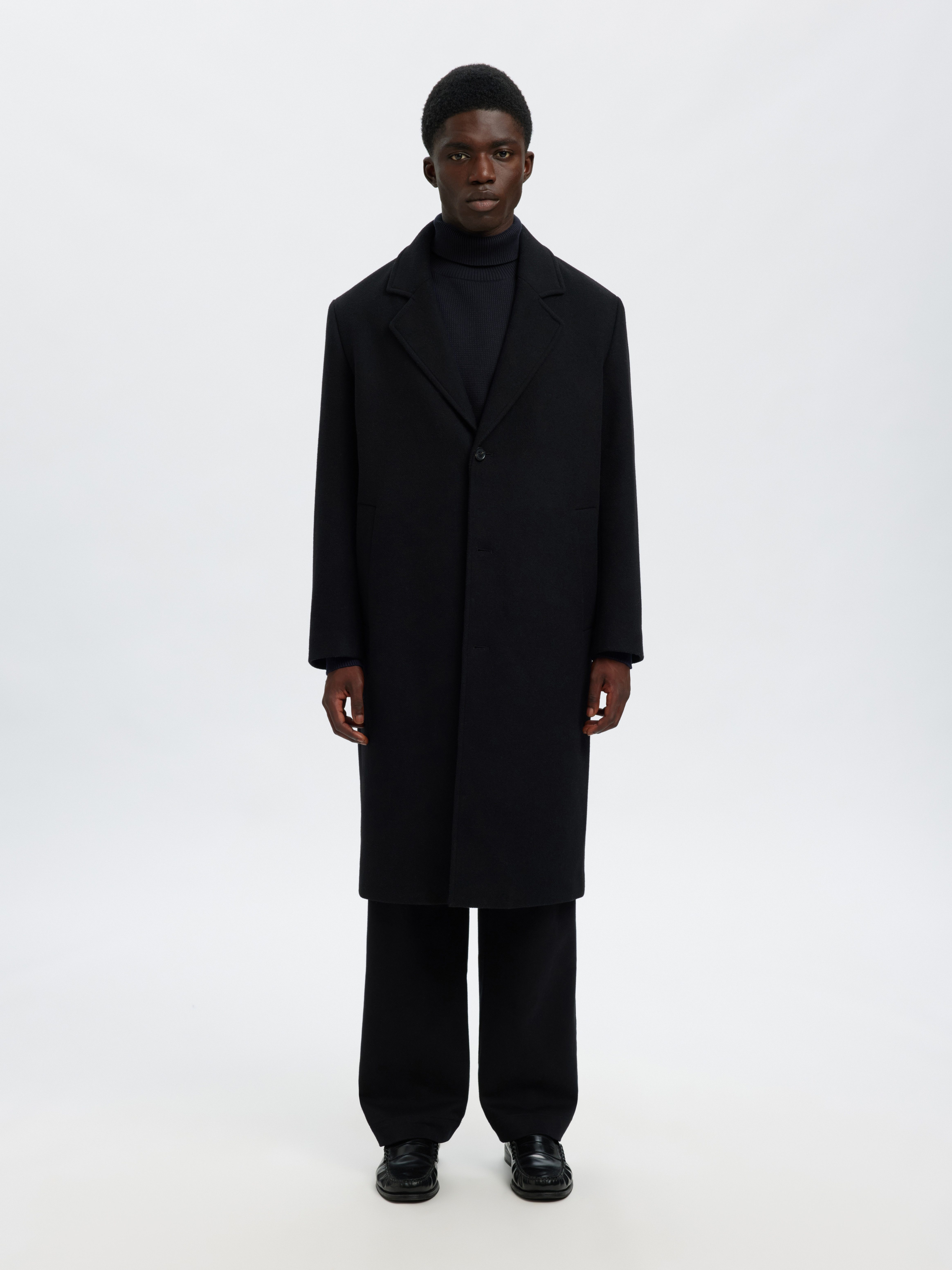 Selected Rollkragenpullover SLHDANE LS KNIT STRUCTURE ROLL NECK NOOS