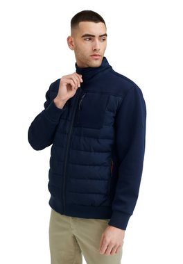 REDGREEN Hybridjacke gepolstert navy Silvo mit Stepp-/Sweatoptik mit Daunenimitat geplostert