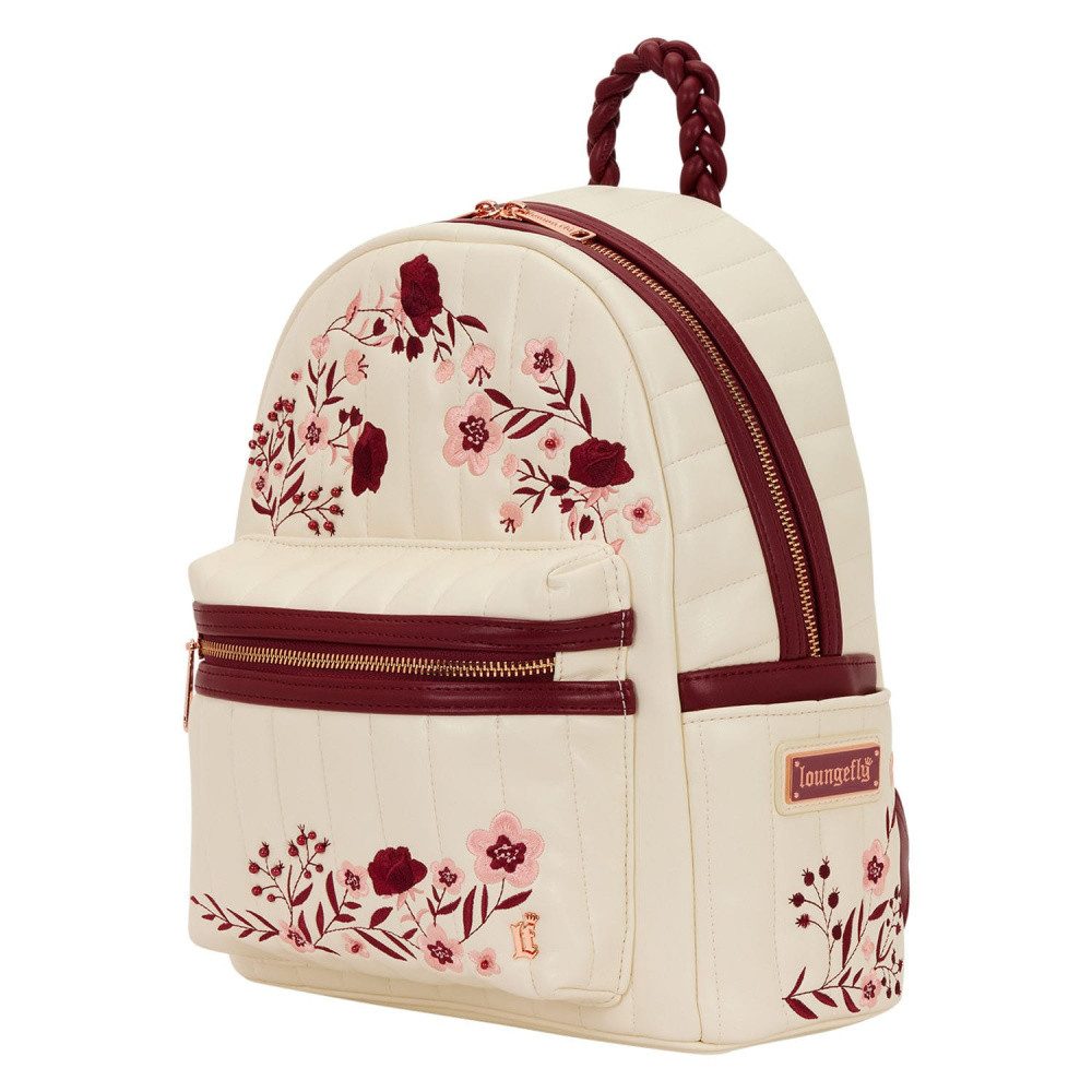 Loungefly Rucksack Loungefly Midi-Rucksack Cream & Red Floral
