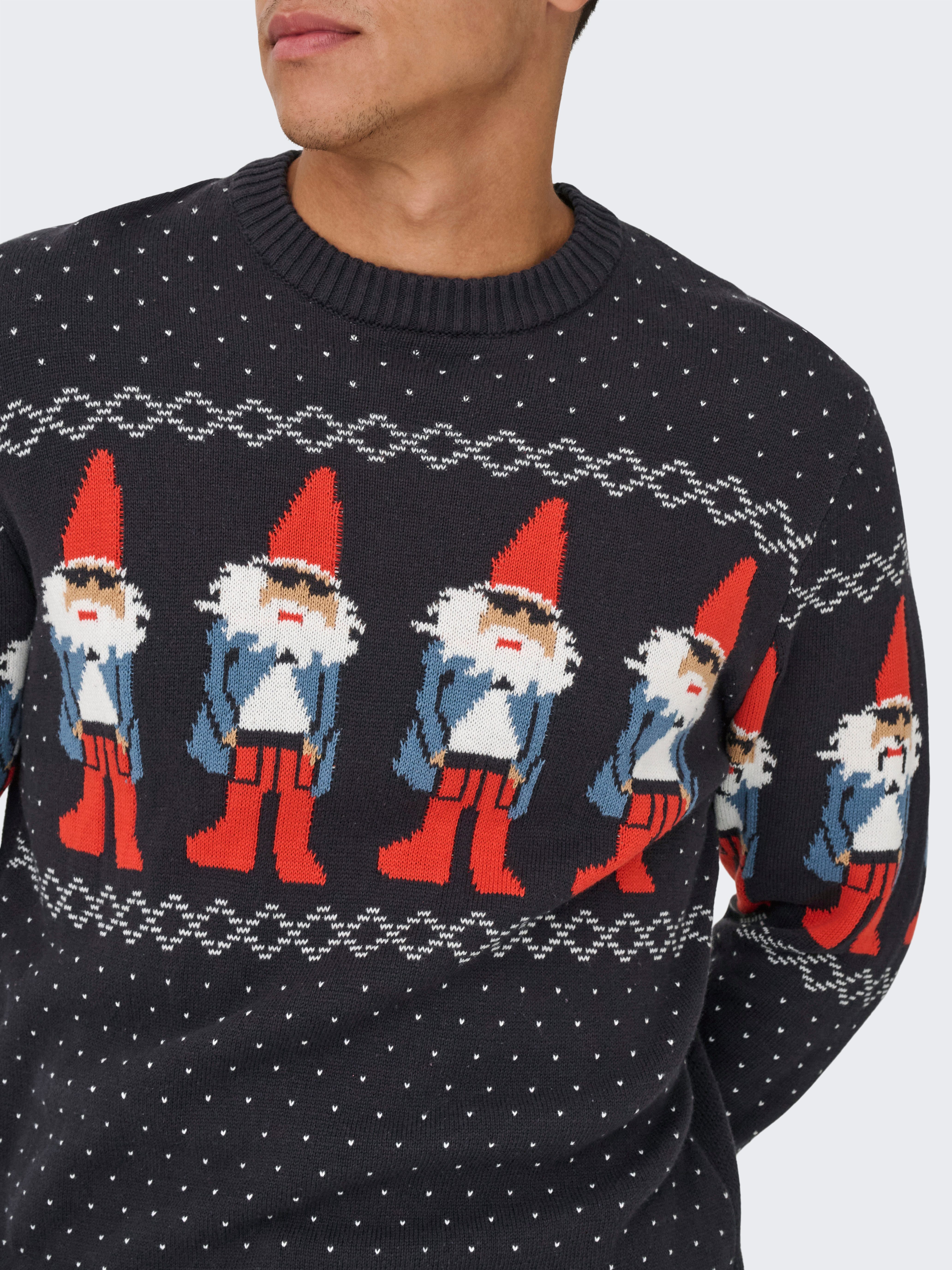 ONLY & SONS Rundhalspullover ONSX-MAX REG CREW KNIT
