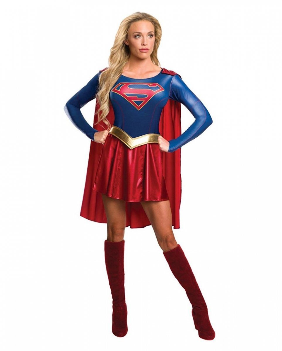 Superman Kostüm »Original Supergirl Damenkostüm mit Cape aus der Su« online  kaufen | OTTO