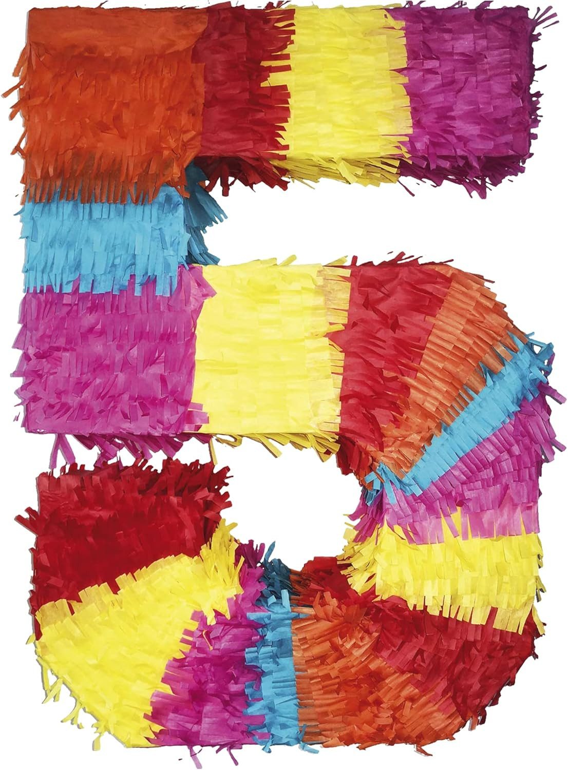 Party Factory Pinata Pinata Zahl 0-9 Geburtstagspinata zum selbst Befüllen, geräumig, stabil