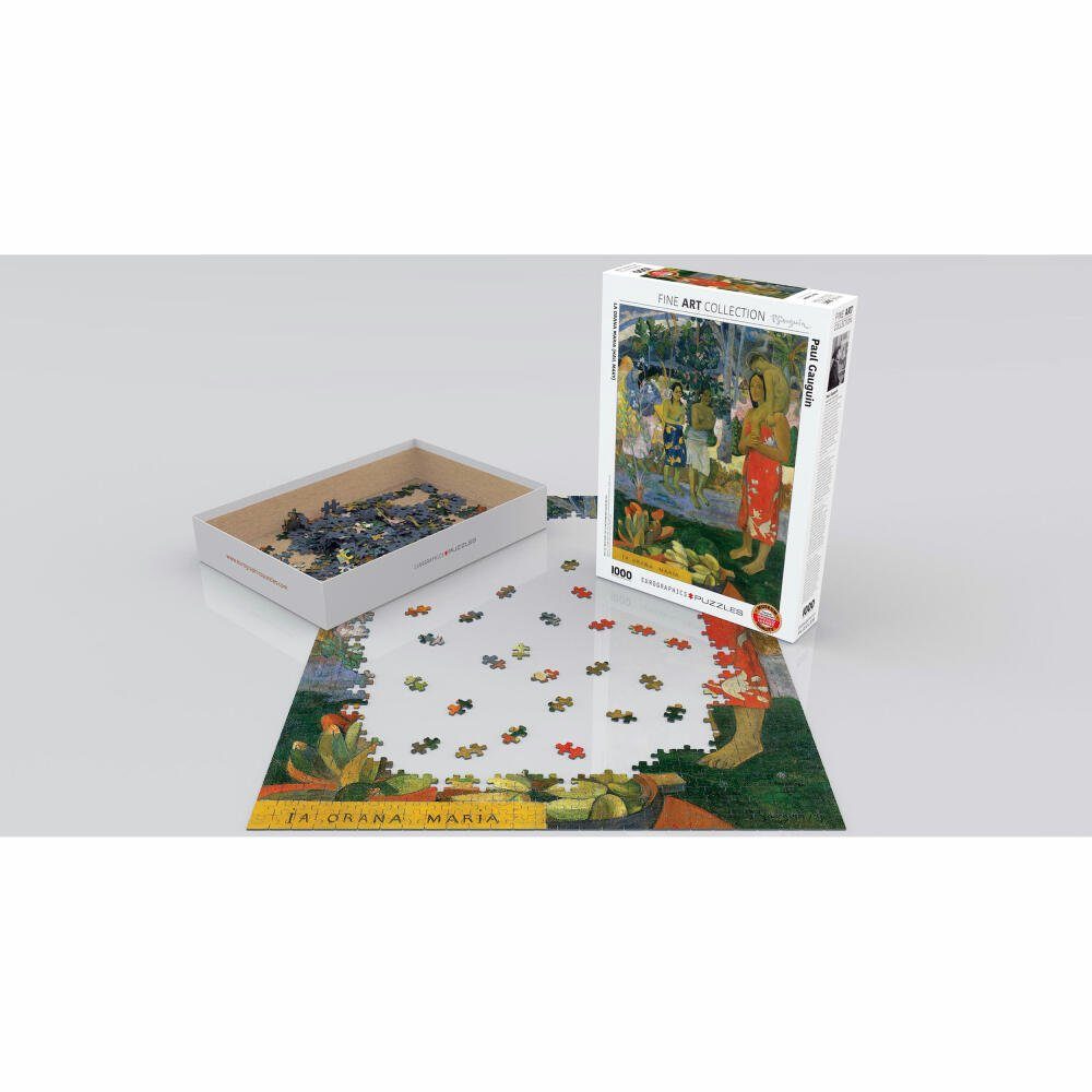 EUROGRAPHICS Puzzleteile Puzzle von Gauguin, Orana 1000 Maria La