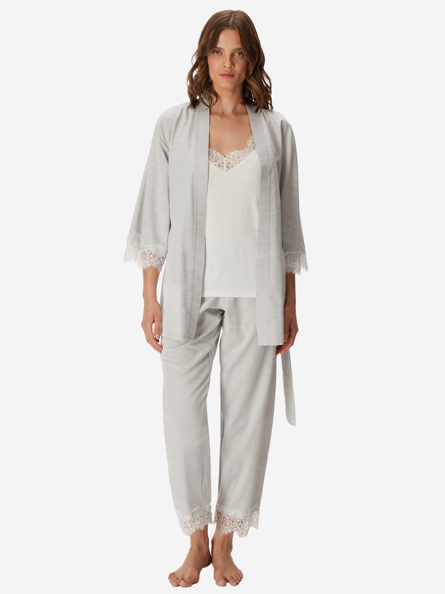 Goldenbay Pyjama Gown, Camisole & Pants Emily (2 tlg) loungewear pyjama nachthemd